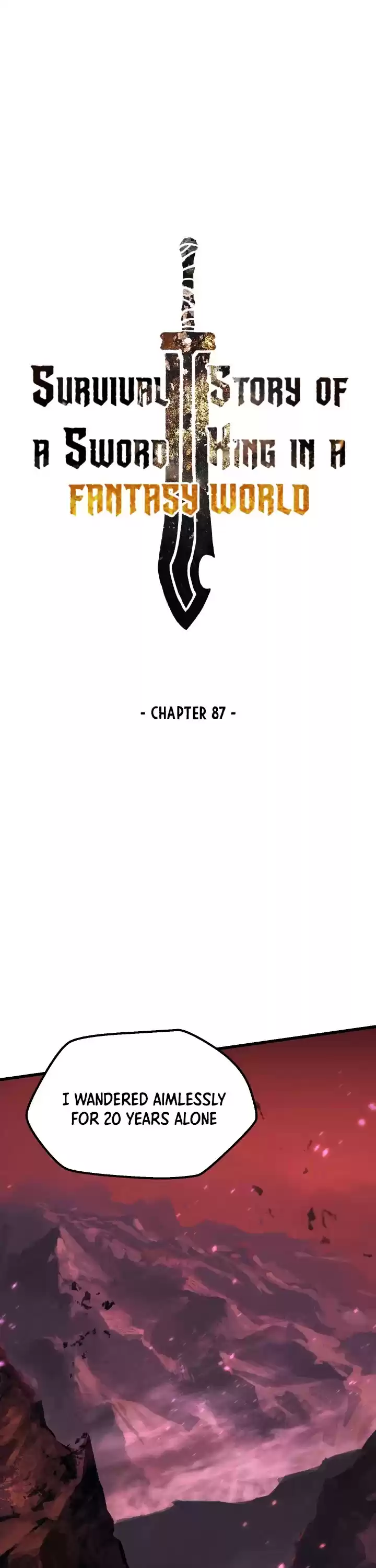 Survival Story Of A Sword King In A Fantasy World Chapter 87