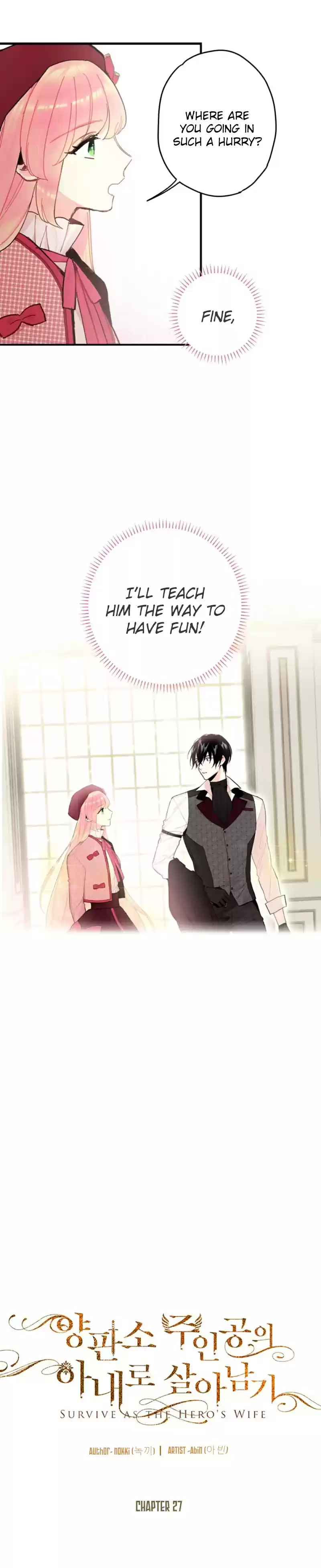 Survive As The Hero's Wife Ch. 27