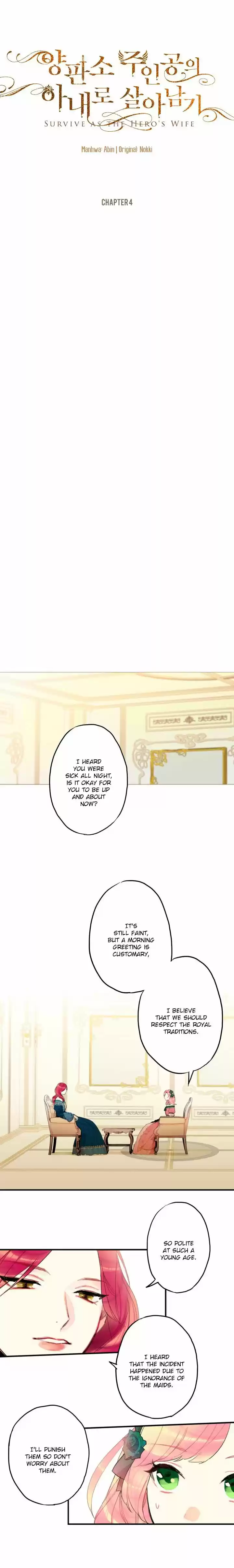 Survive as the Hero's Wife Ch. 4
