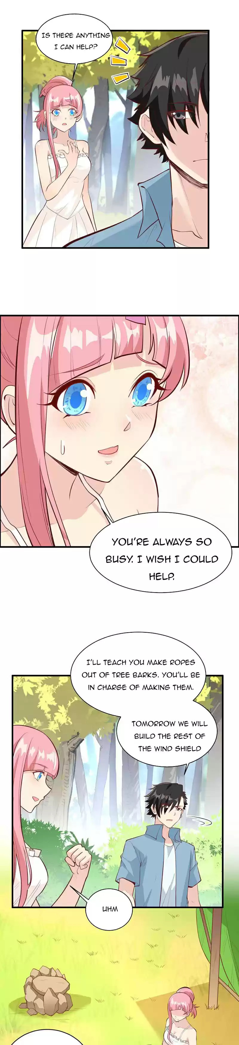 Survive On A Deserted Island With Beautiful Girls Chapter 13