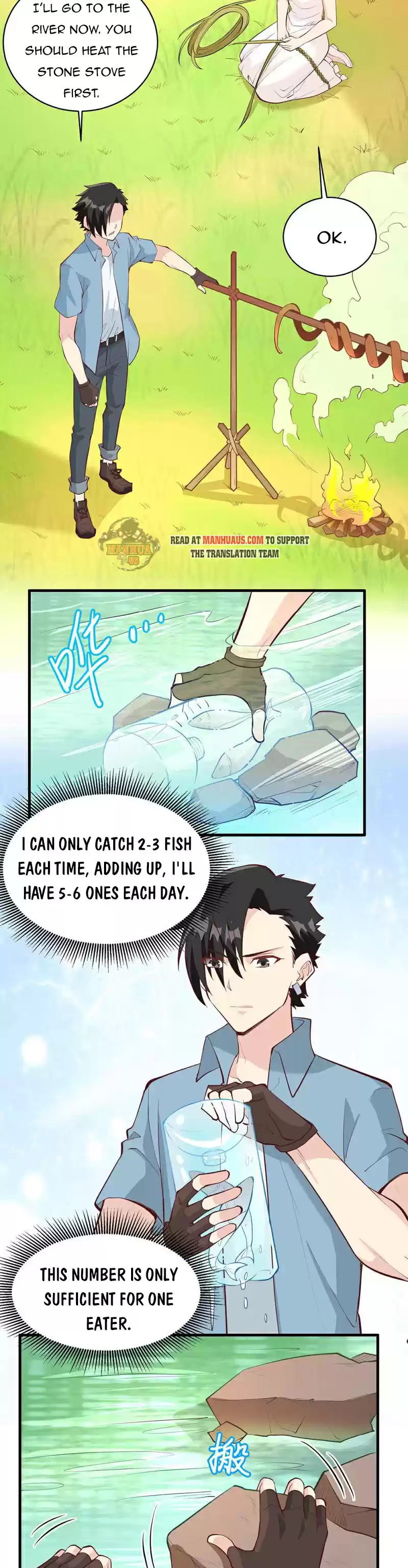 Survive On A Deserted Island With Beautiful Girls Chapter 13