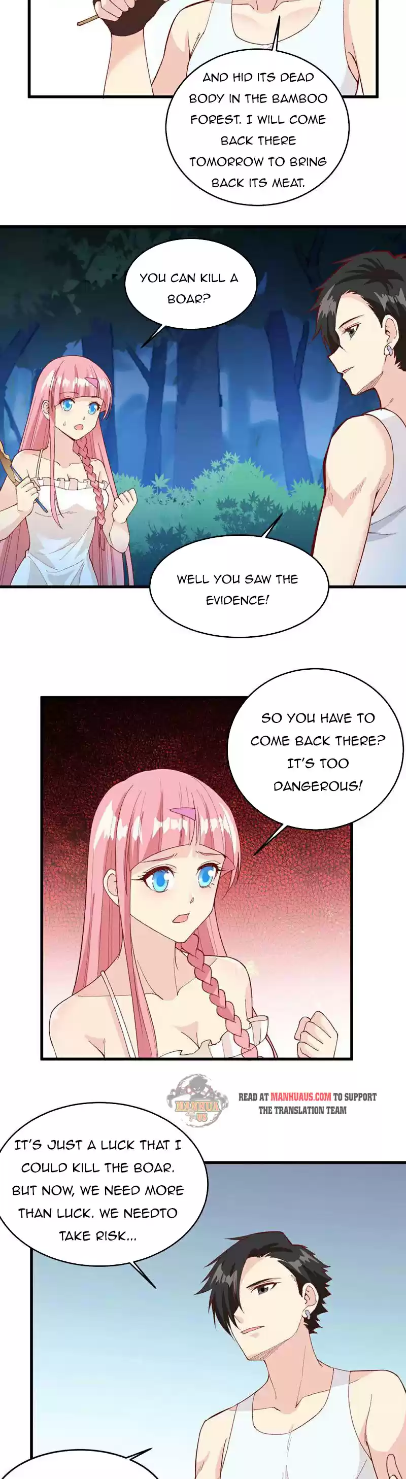 Survive On A Deserted Island With Beautiful Girls Chapter 21