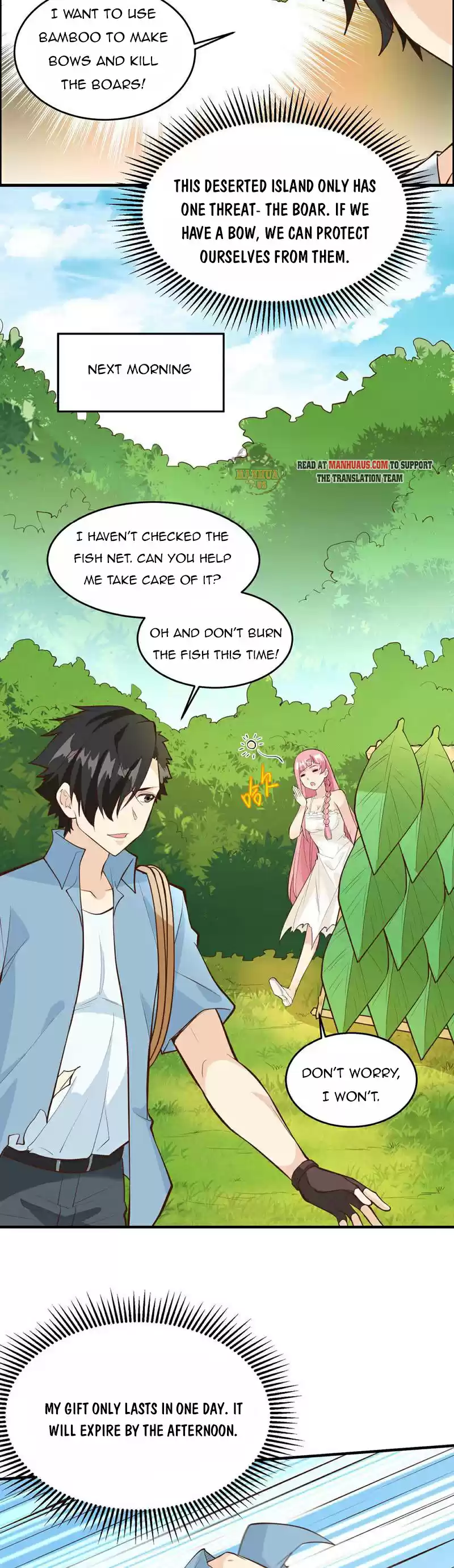 Survive On A Deserted Island With Beautiful Girls Chapter 21