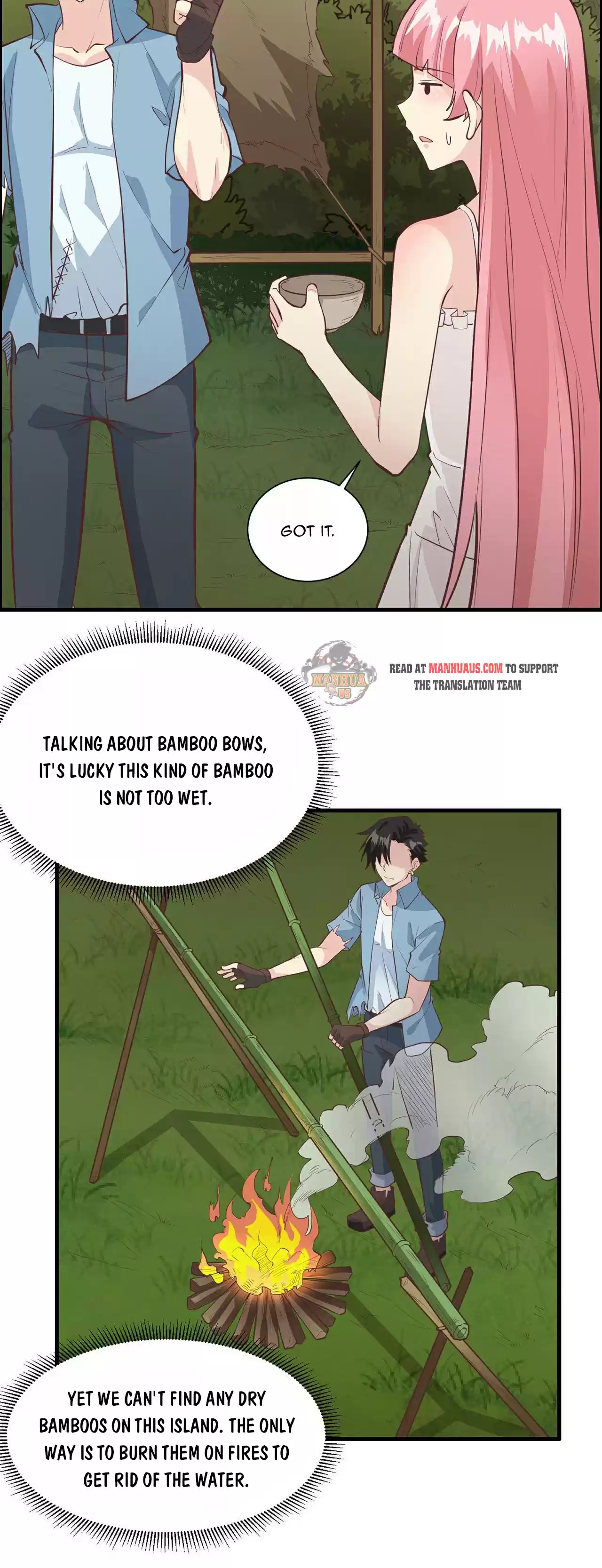 Survive On A Deserted Island With Beautiful Girls Chapter 24