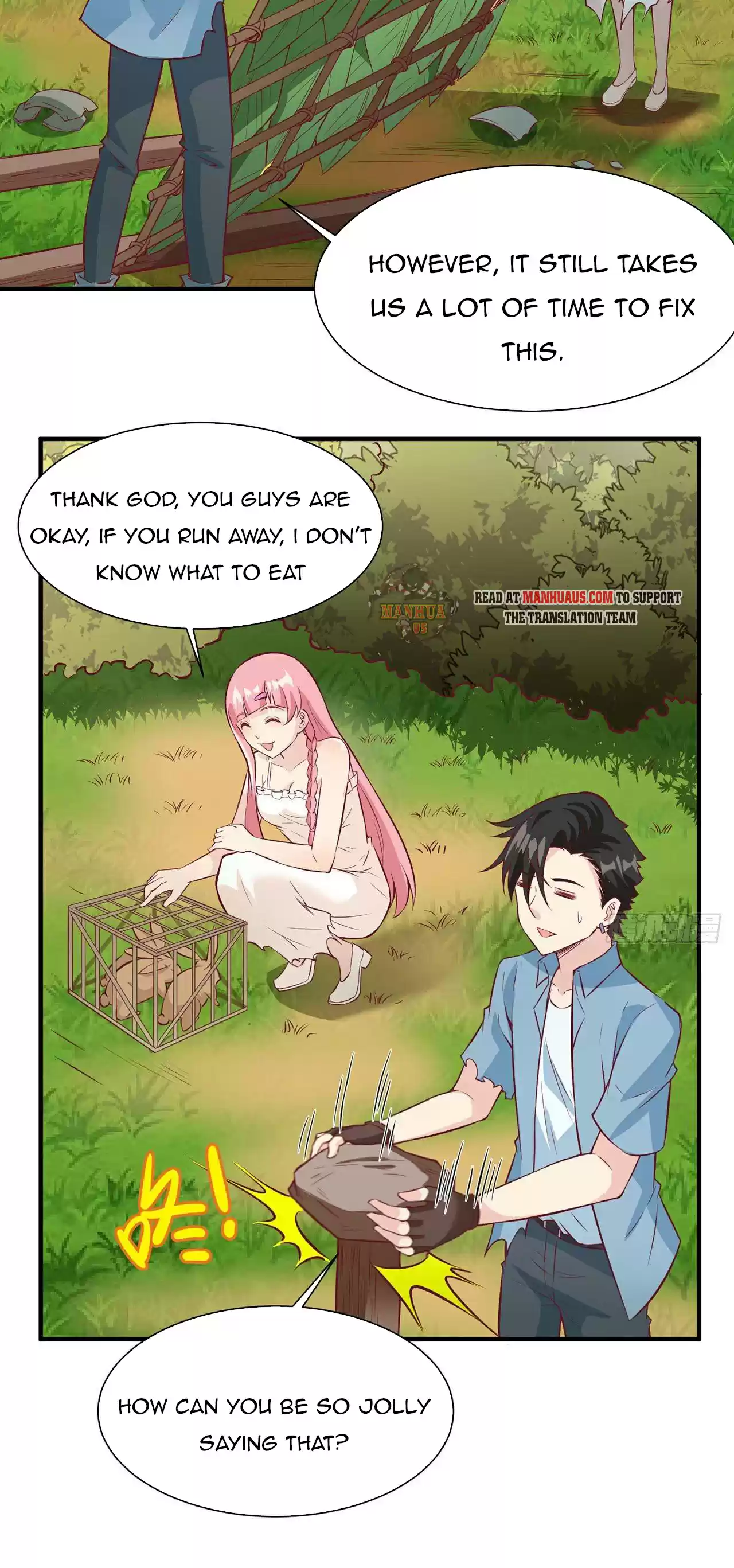 Survive On A Deserted Island With Beautiful Girls Chapter 25