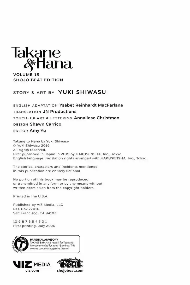 Takane to Hana Vol.15 Ch.085