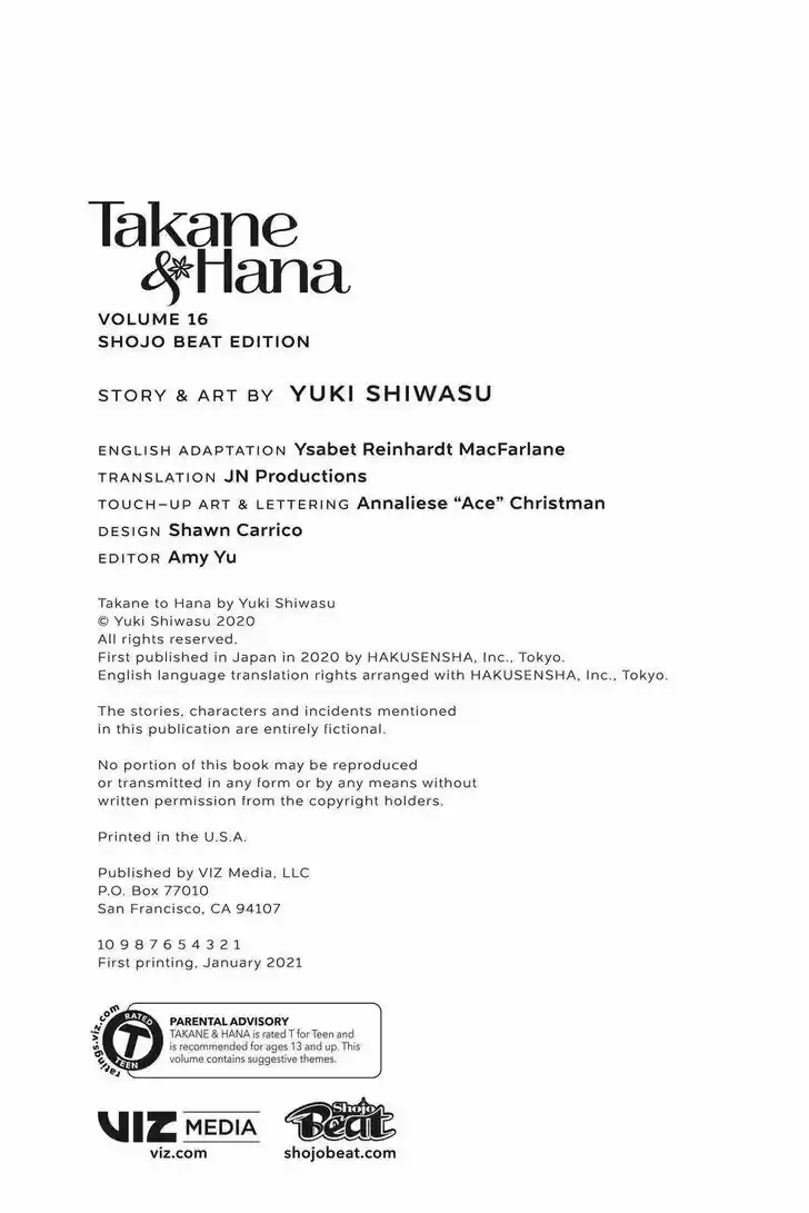 Takane to Hana Vol.16 Ch.090.5