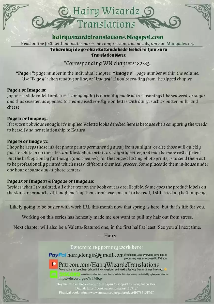 Takarakuji de 40-oku Atattandakedo Isekai ni Ijuu Suru 22