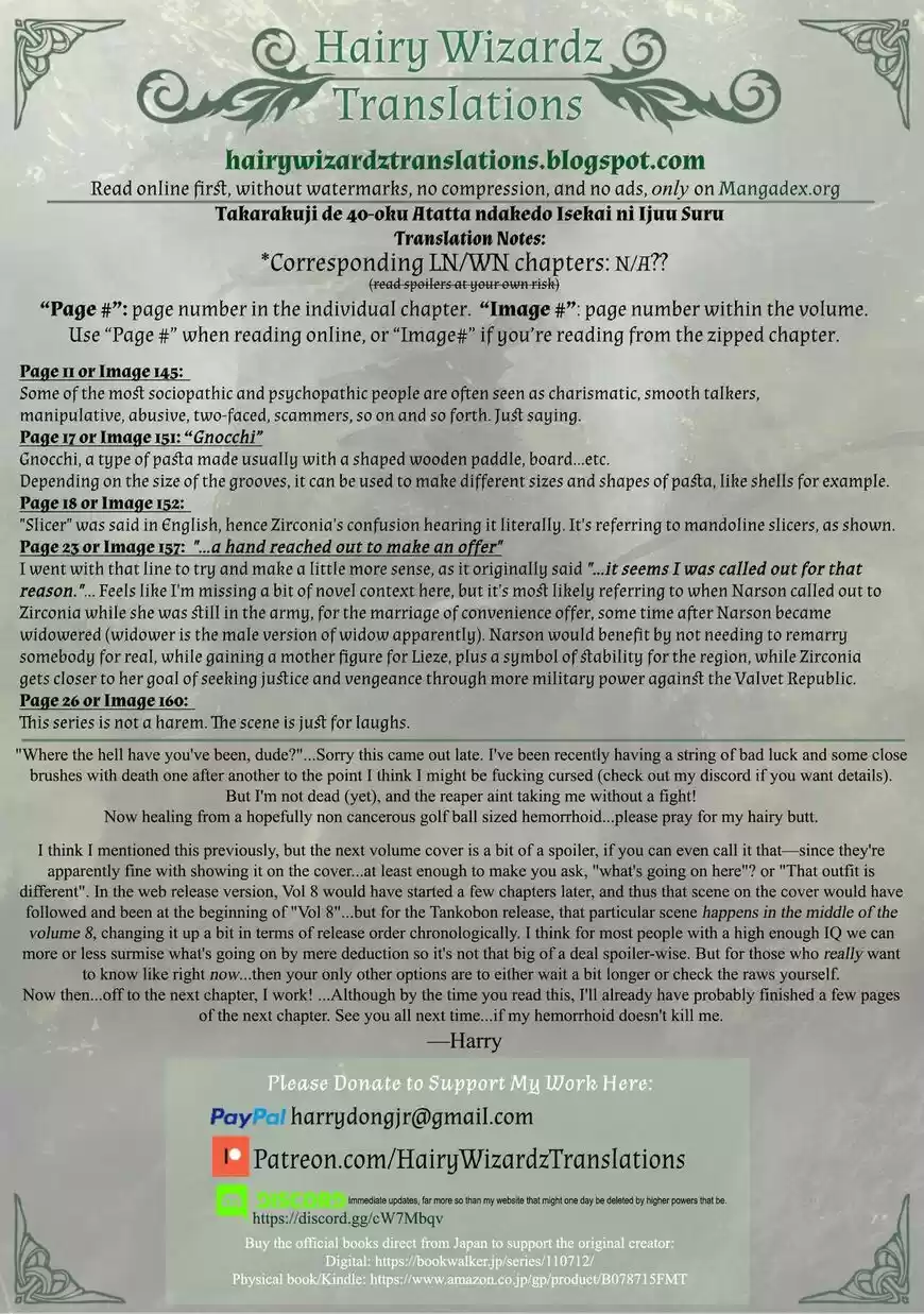 Takarakuji de 40-oku Atattandakedo Isekai ni Ijuu Suru ch.037