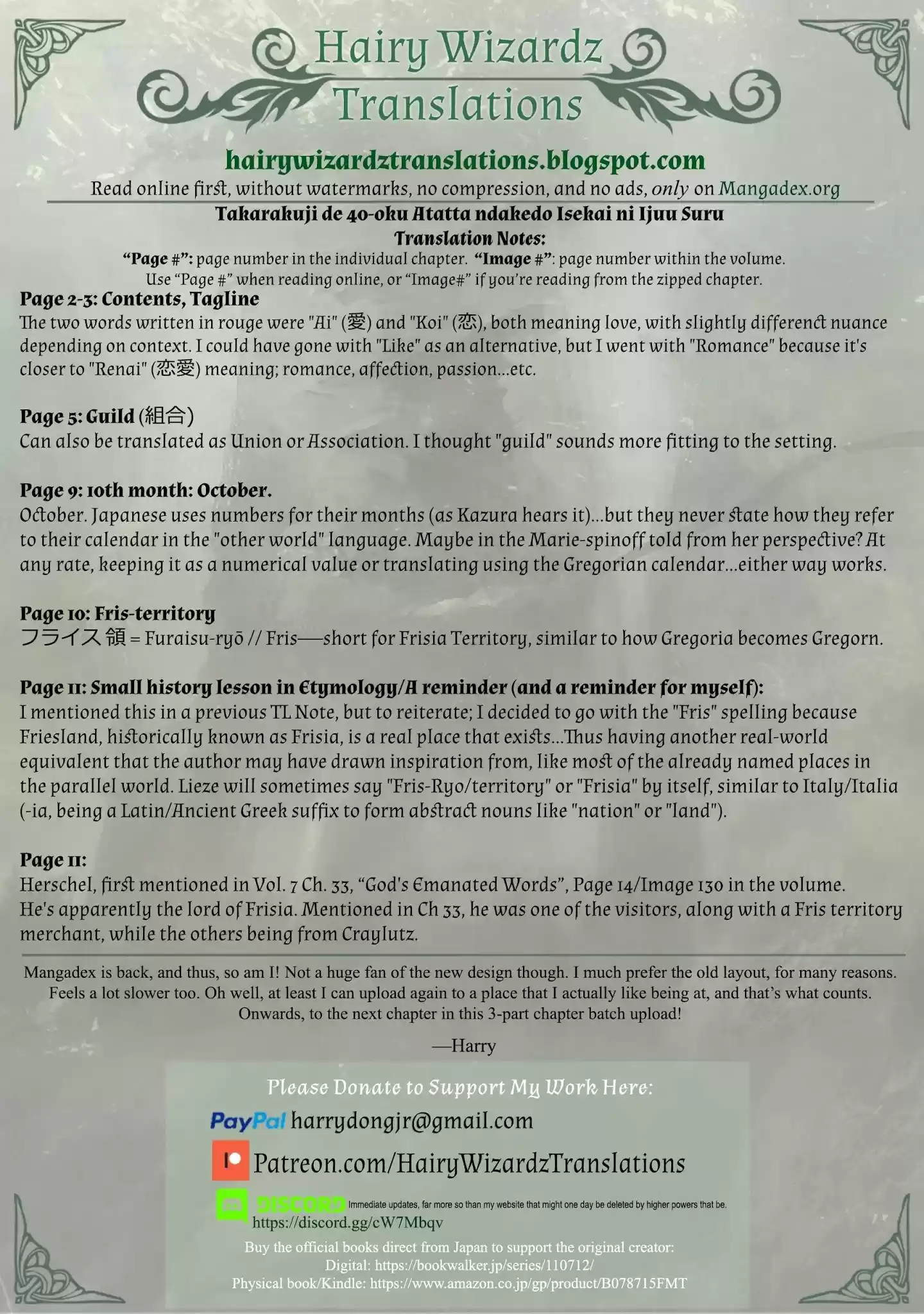 Takarakuji De 40-Oku Atattandakedo Isekai Ni Ijuu Suru Chapter 38: Making Medicine