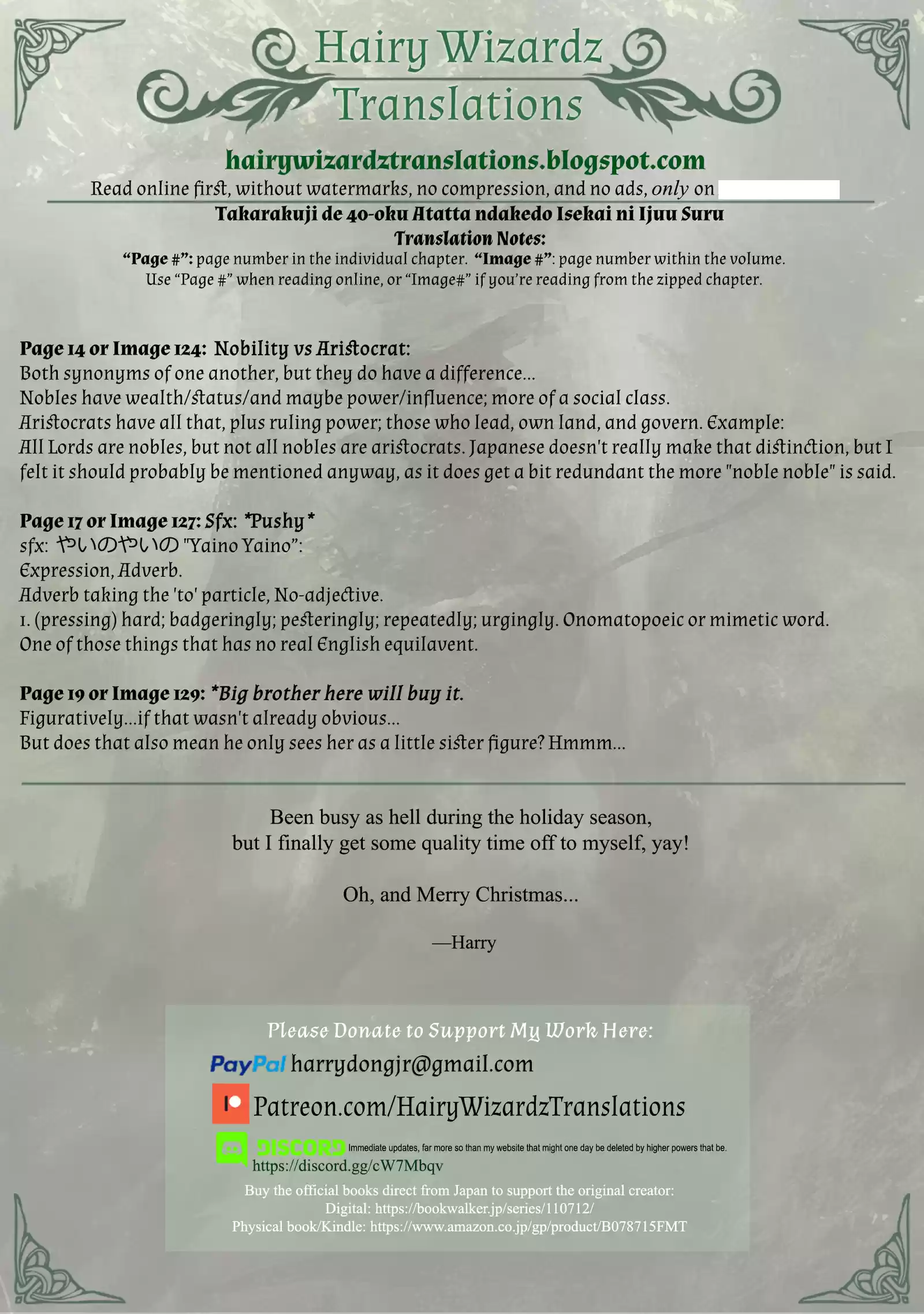 Takarakuji de 40-oku Atattandakedo Isekai ni Ijuu Suru vol.7 ch.36