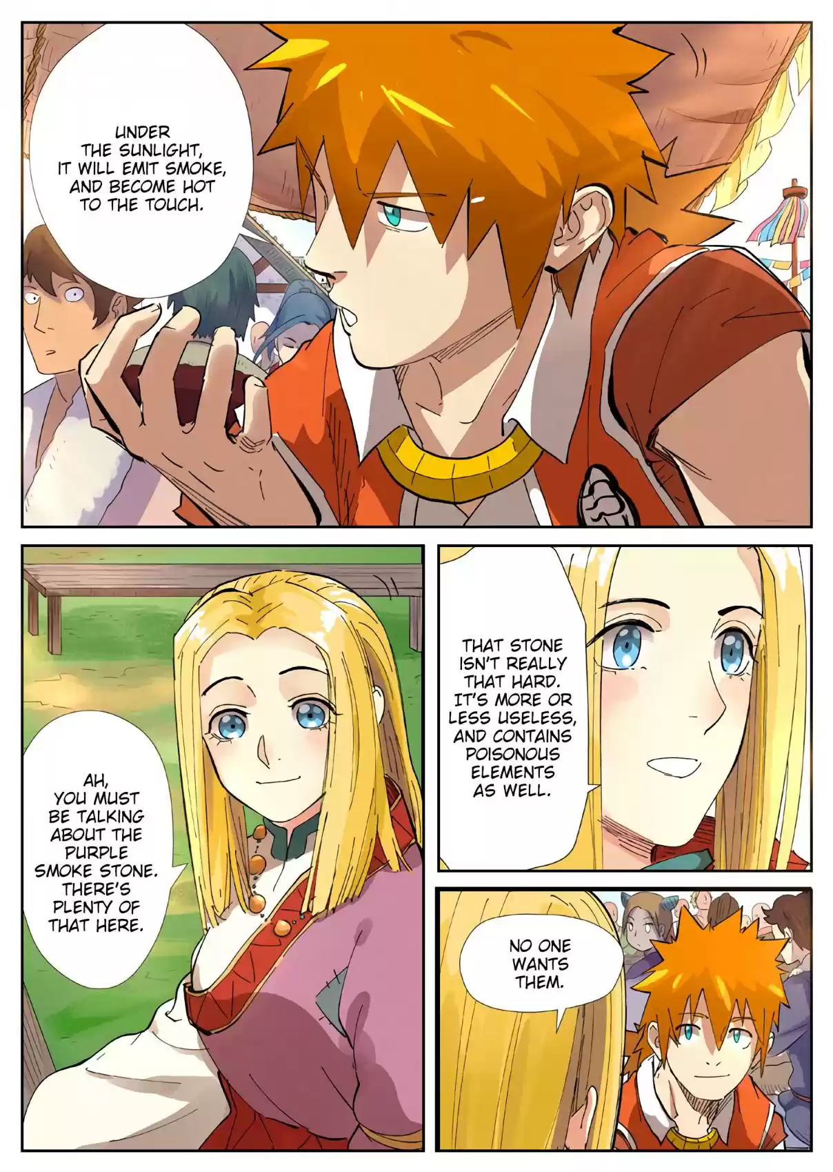 Tales of Demons and Gods Ch. 216 Purple Smoke Stone