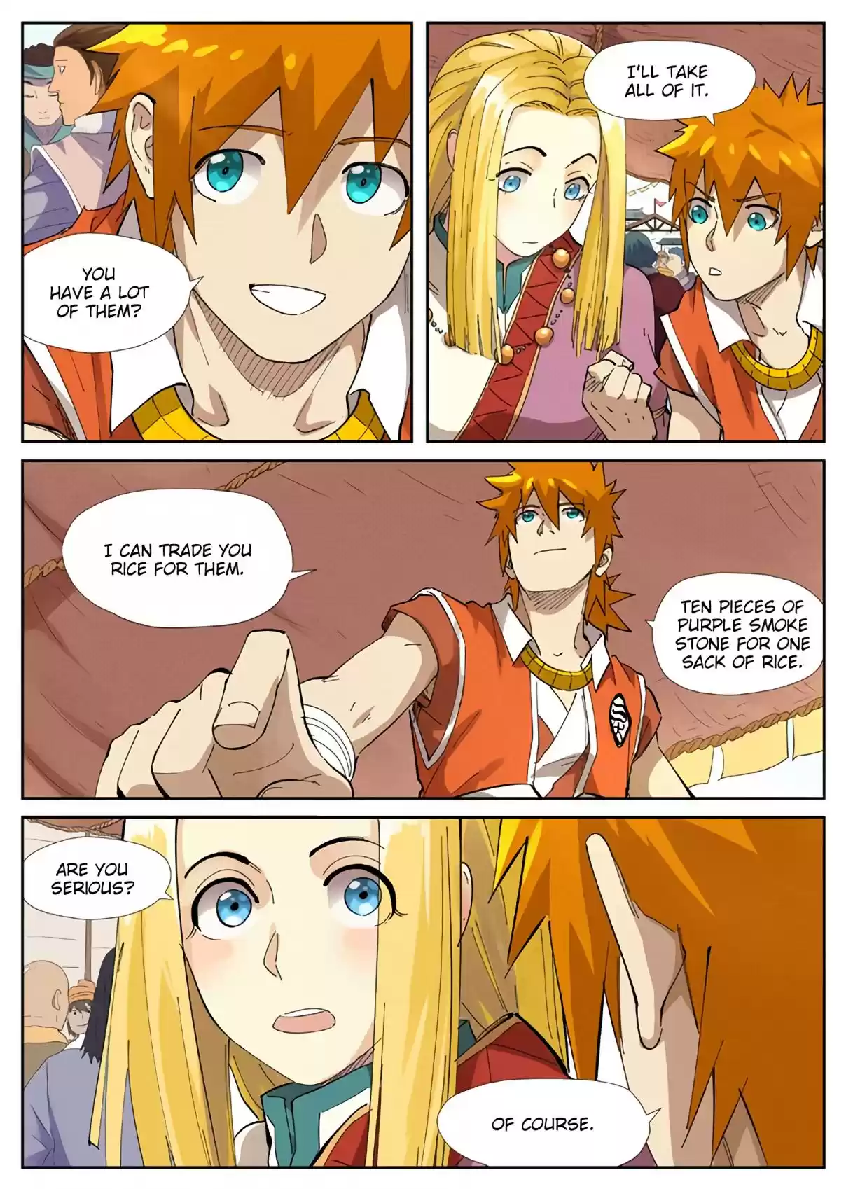 Tales of Demons and Gods Ch. 216.5 Purple Smoke Stone (part 2)