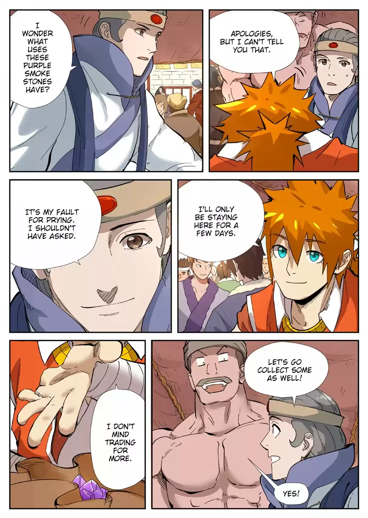 Tales of Demons and Gods Ch. 216.5 Purple Smoke Stone (part 2)