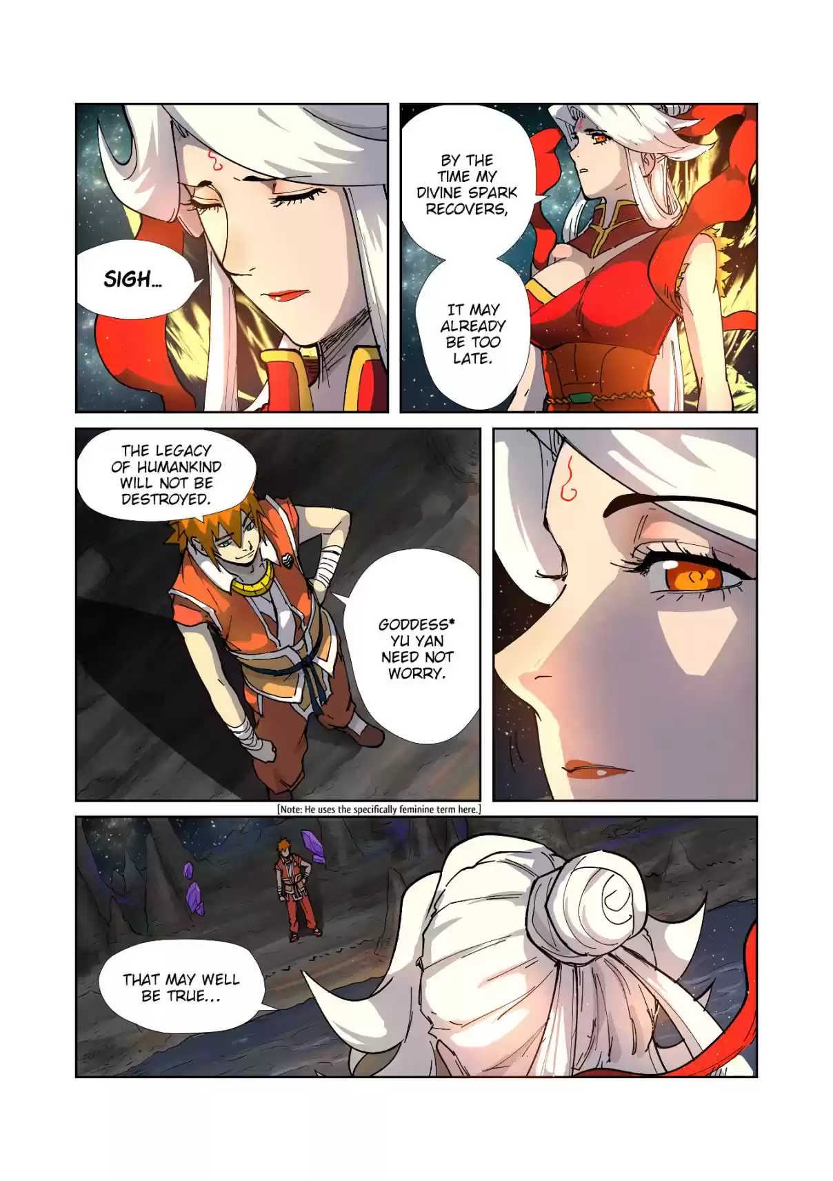 Tales of Demons and Gods Ch. 223.5 Fire Spiritual Goddess (Part 2)