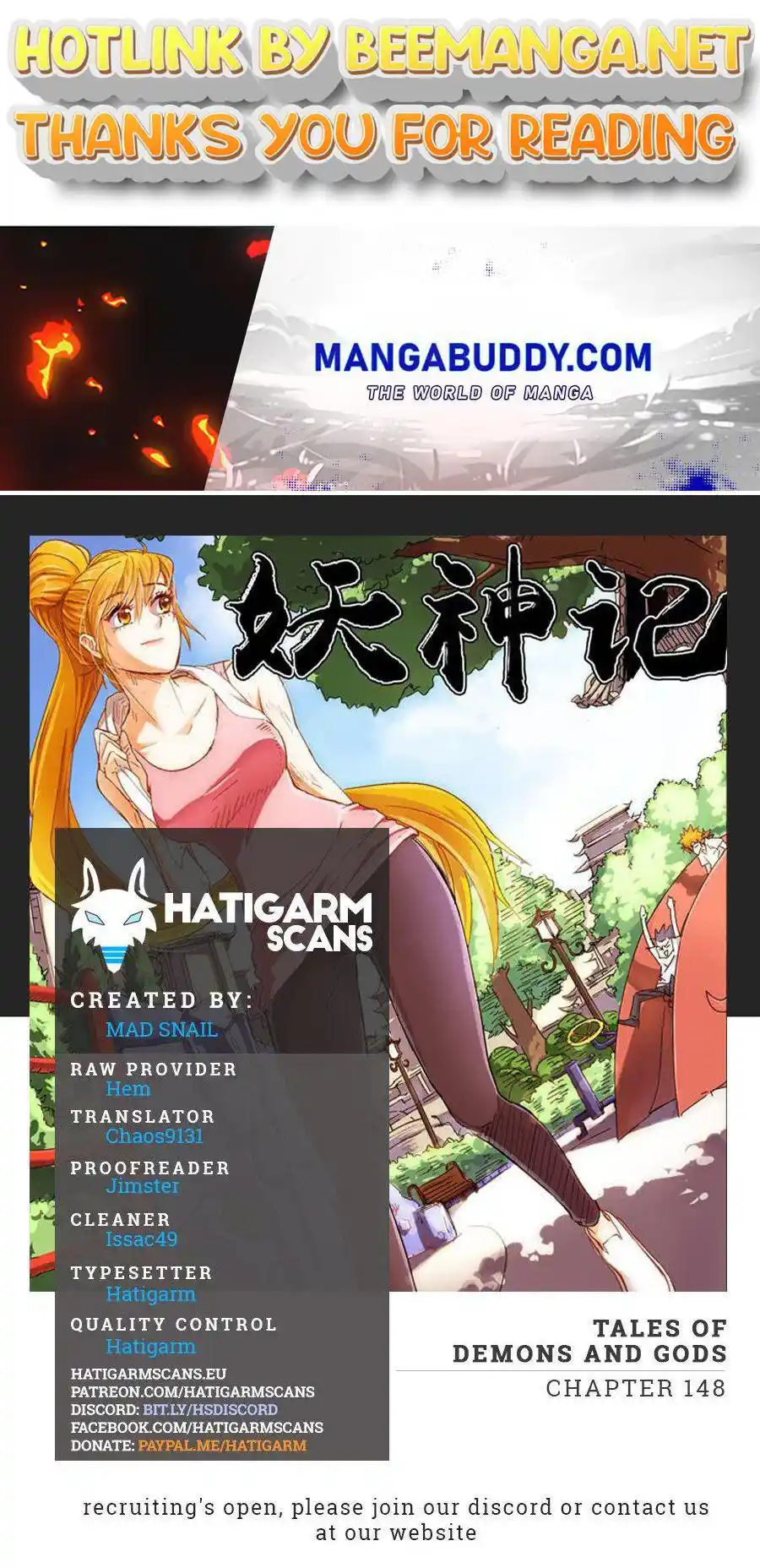 Tales of Demons and Gods Manhua Chapter 148