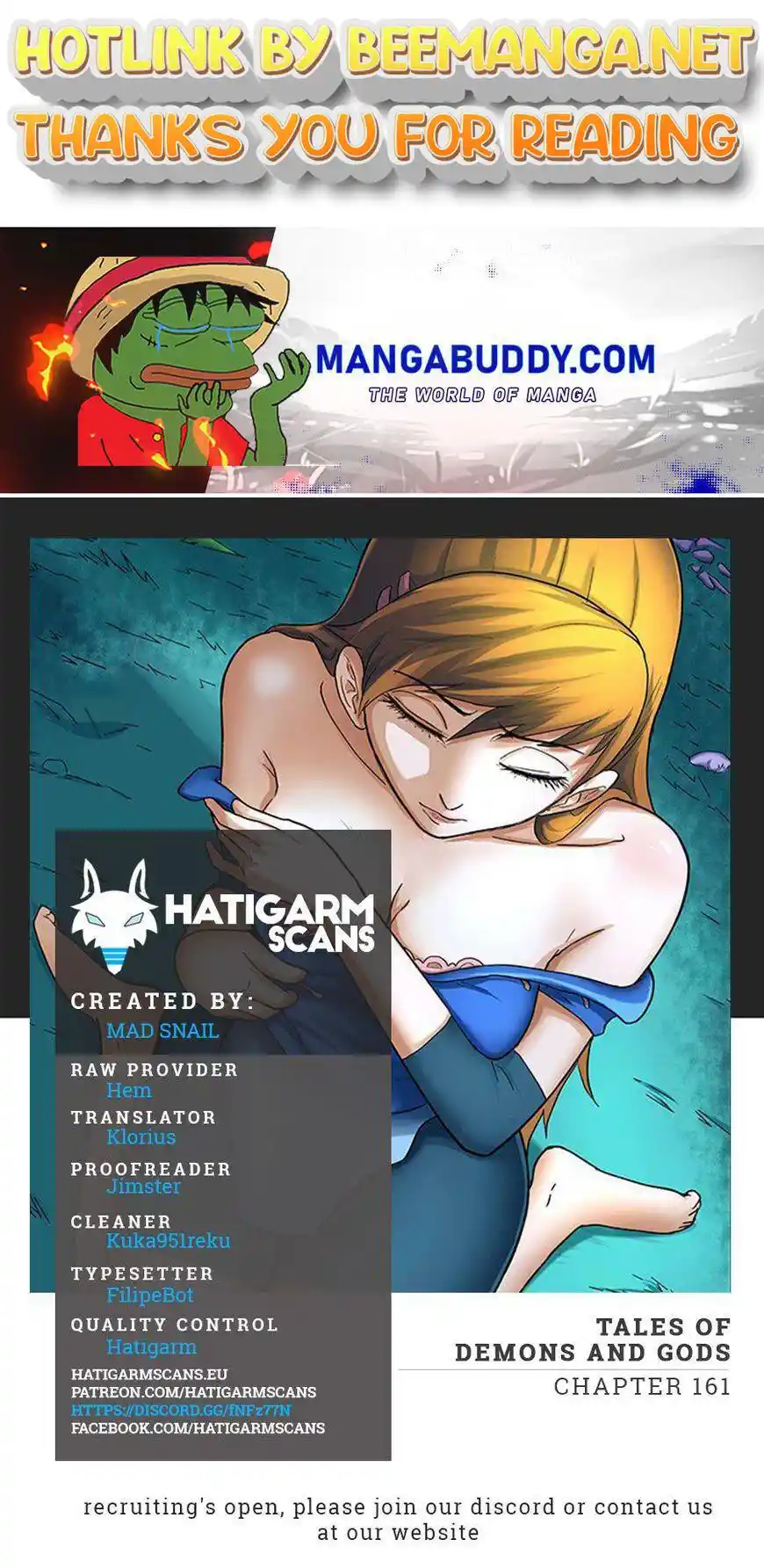 Tales of Demons and Gods Manhua Chapter 161