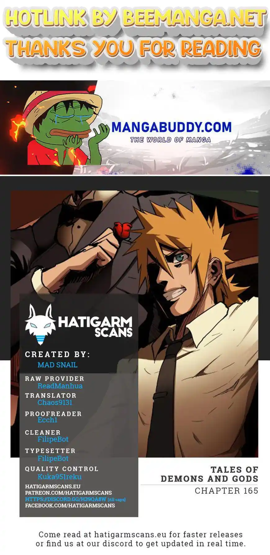 Tales of Demons and Gods Manhua Chapter 165