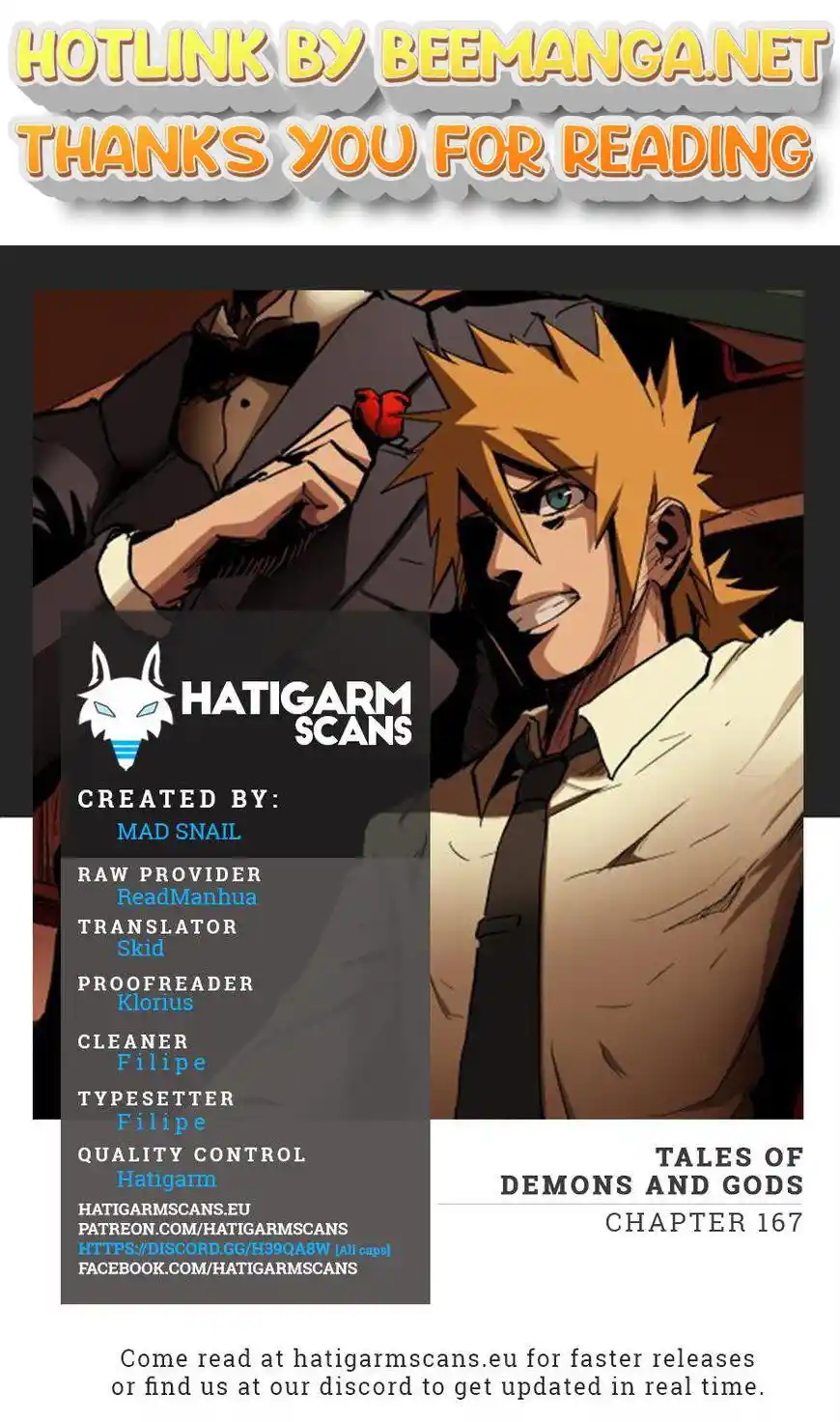 Tales of Demons and Gods Manhua Chapter 167