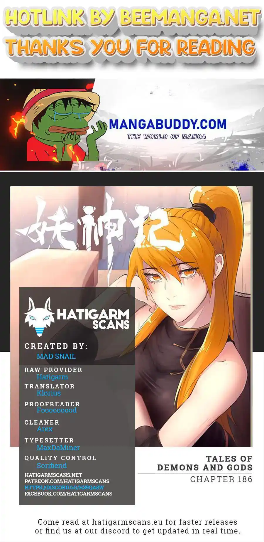 Tales of Demons and Gods Manhua Chapter 186