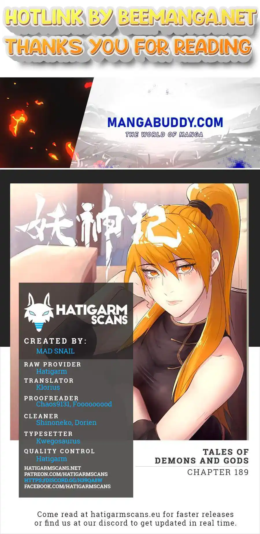 Tales of Demons and Gods Manhua Chapter 189