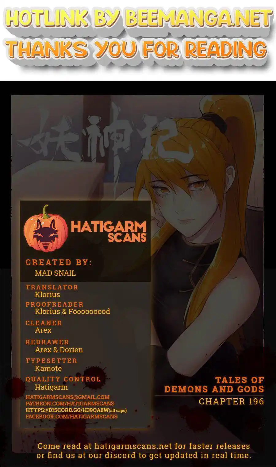 Tales of Demons and Gods Manhua Chapter 196