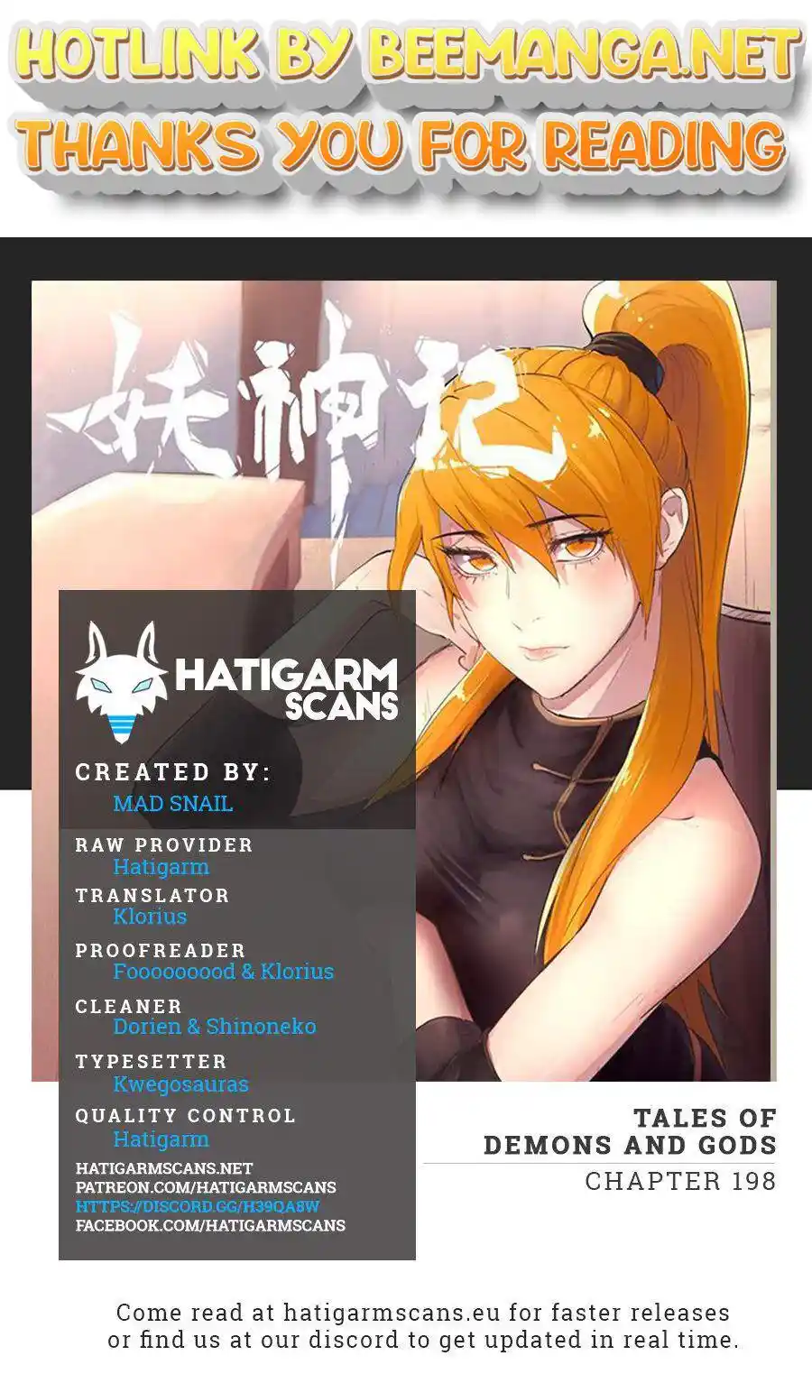 Tales of Demons and Gods Manhua Chapter 198