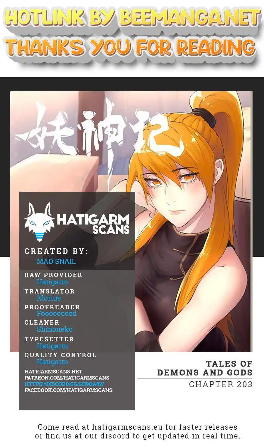 Tales of Demons and Gods Manhua Chapter 203