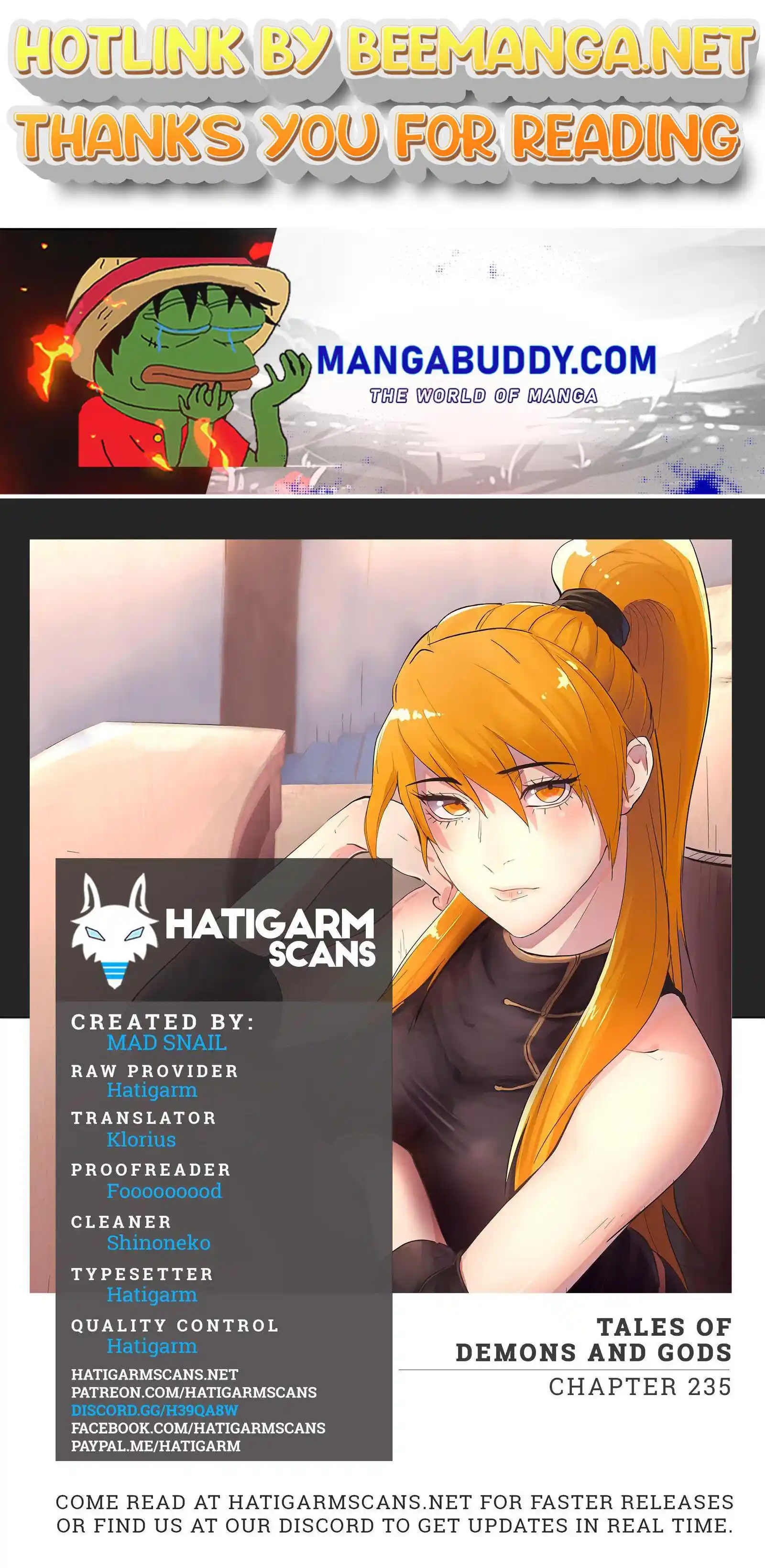 Tales of Demons and Gods Manhua Chapter 235