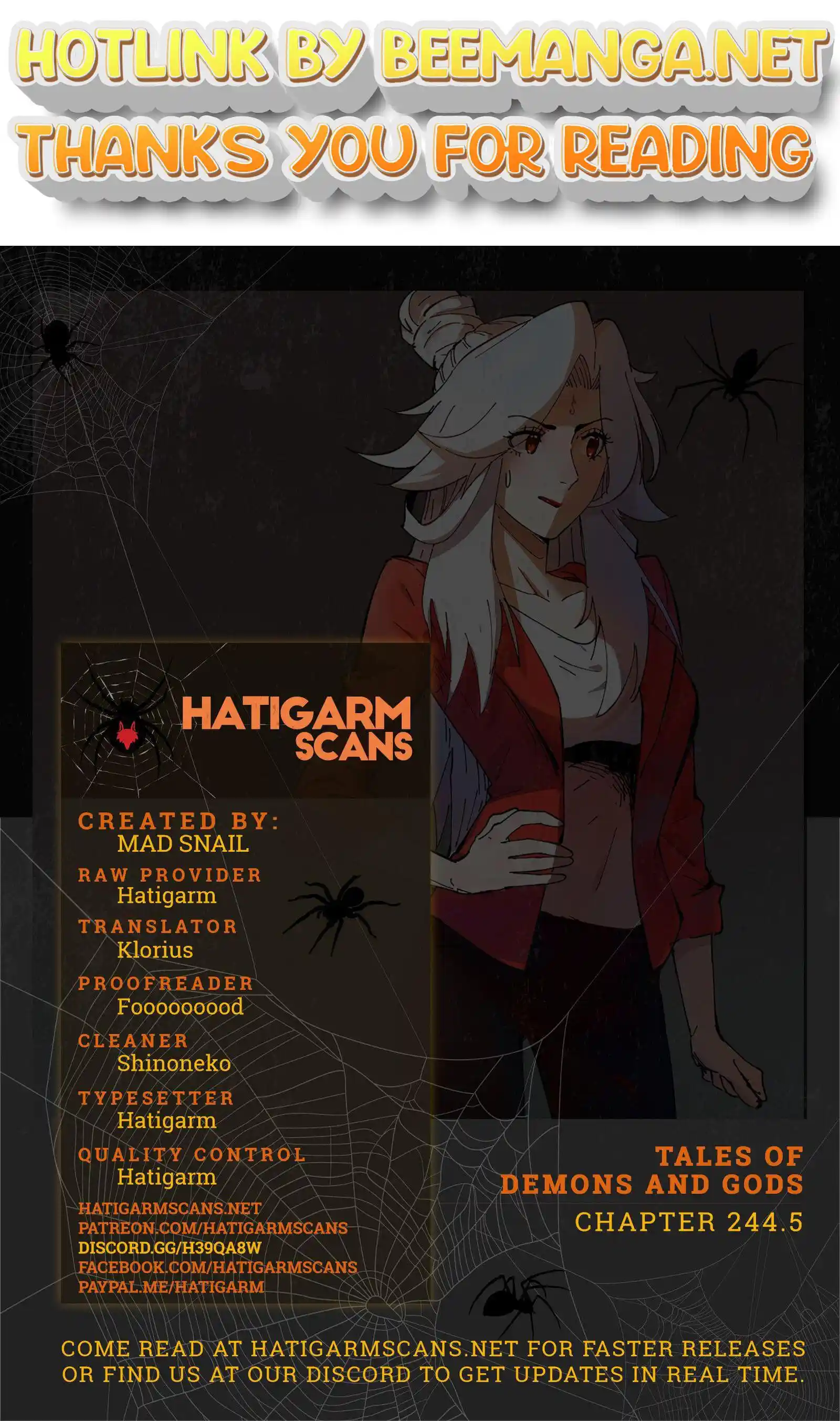 Tales of Demons and Gods Manhua Chapter 245