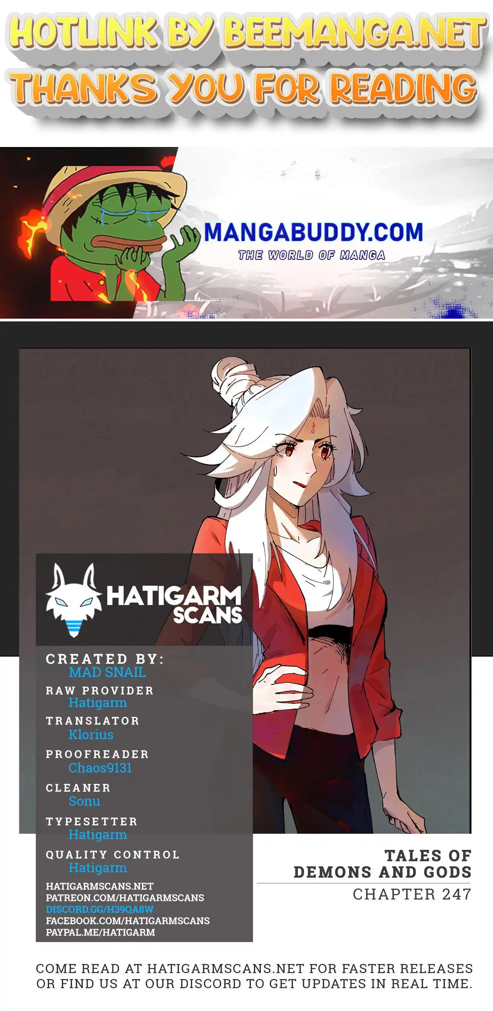 Tales of Demons and Gods Manhua Chapter 247