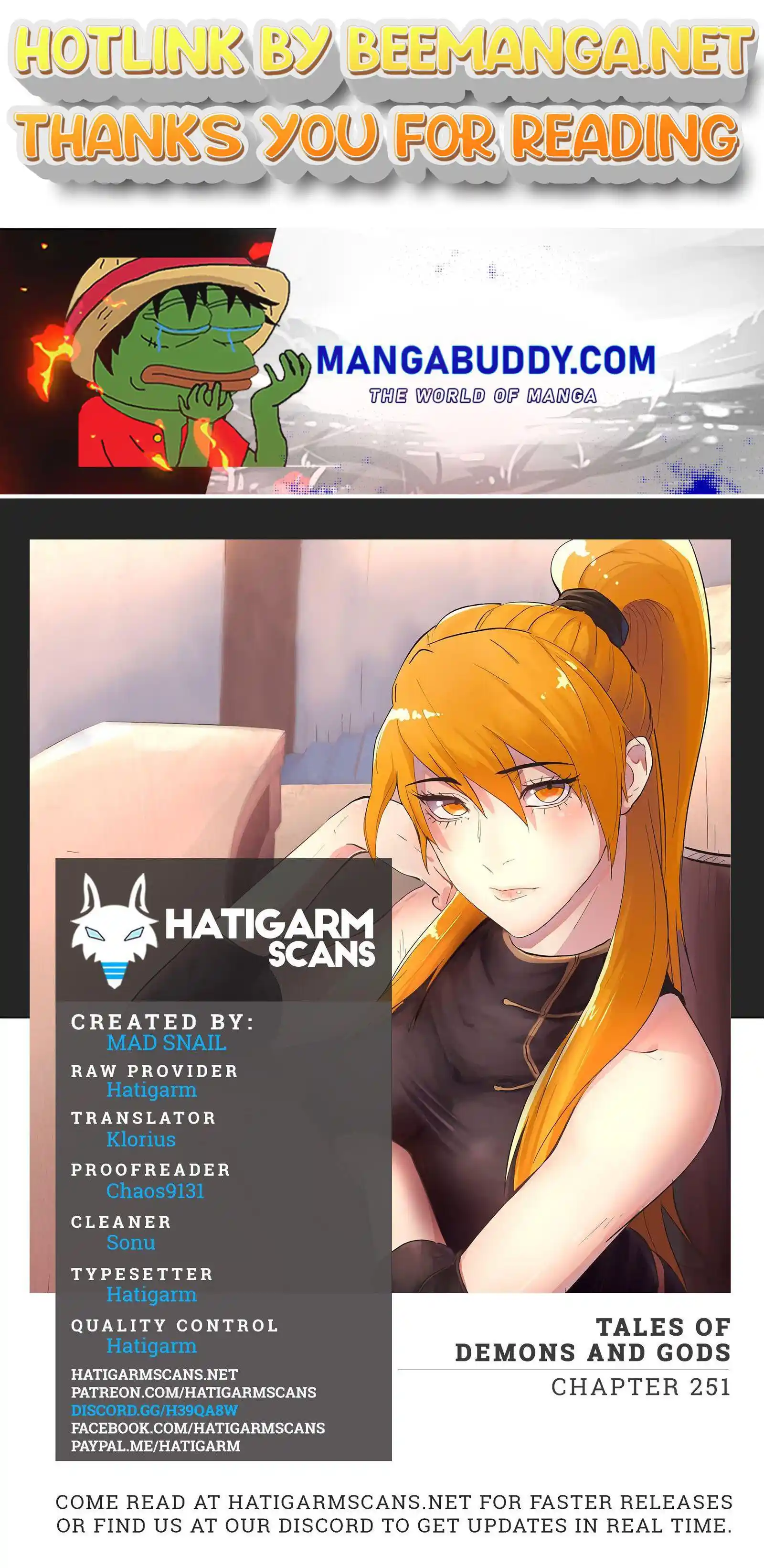 Tales of Demons and Gods Manhua Chapter 251