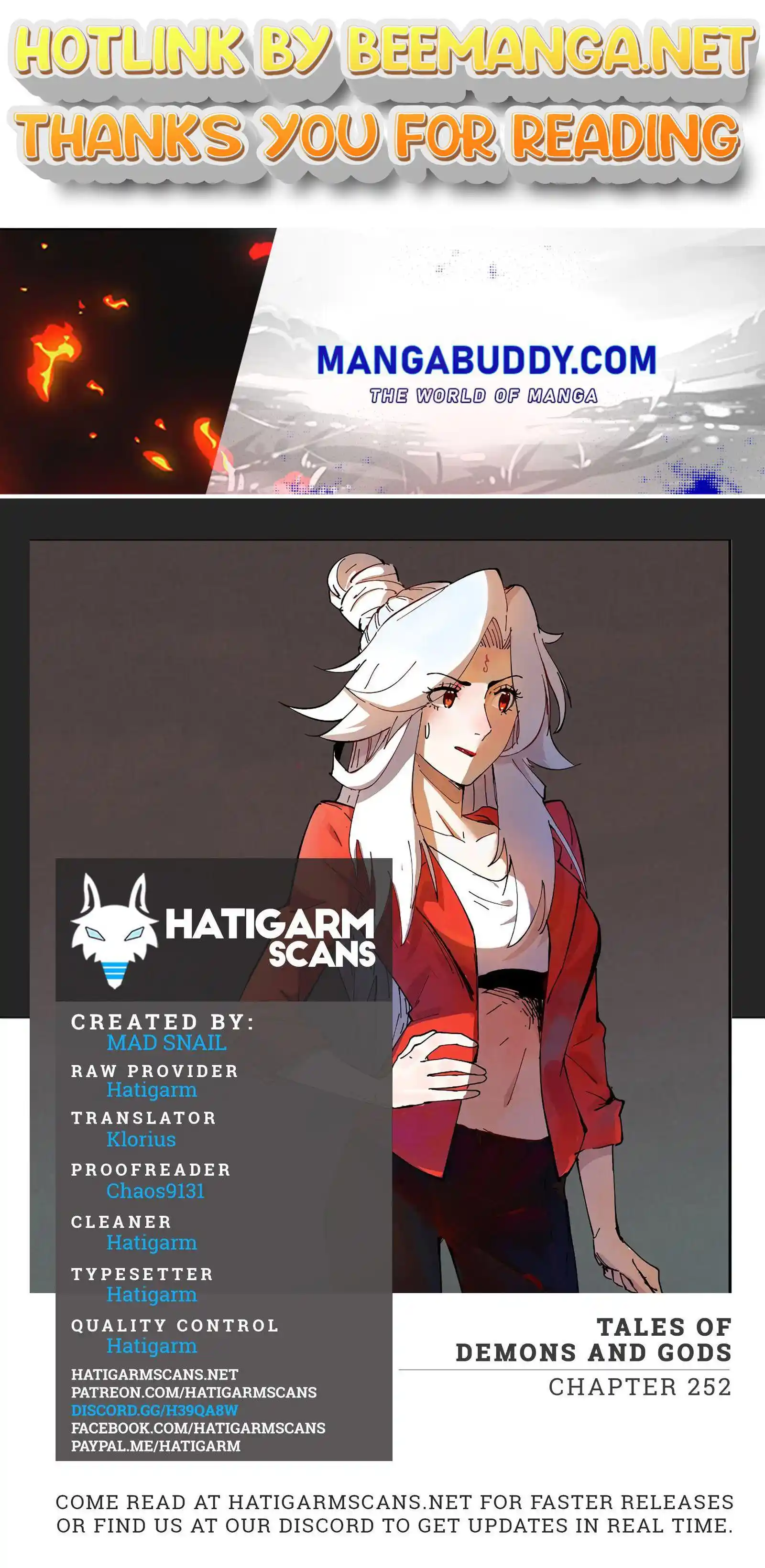 Tales of Demons and Gods Manhua Chapter 252