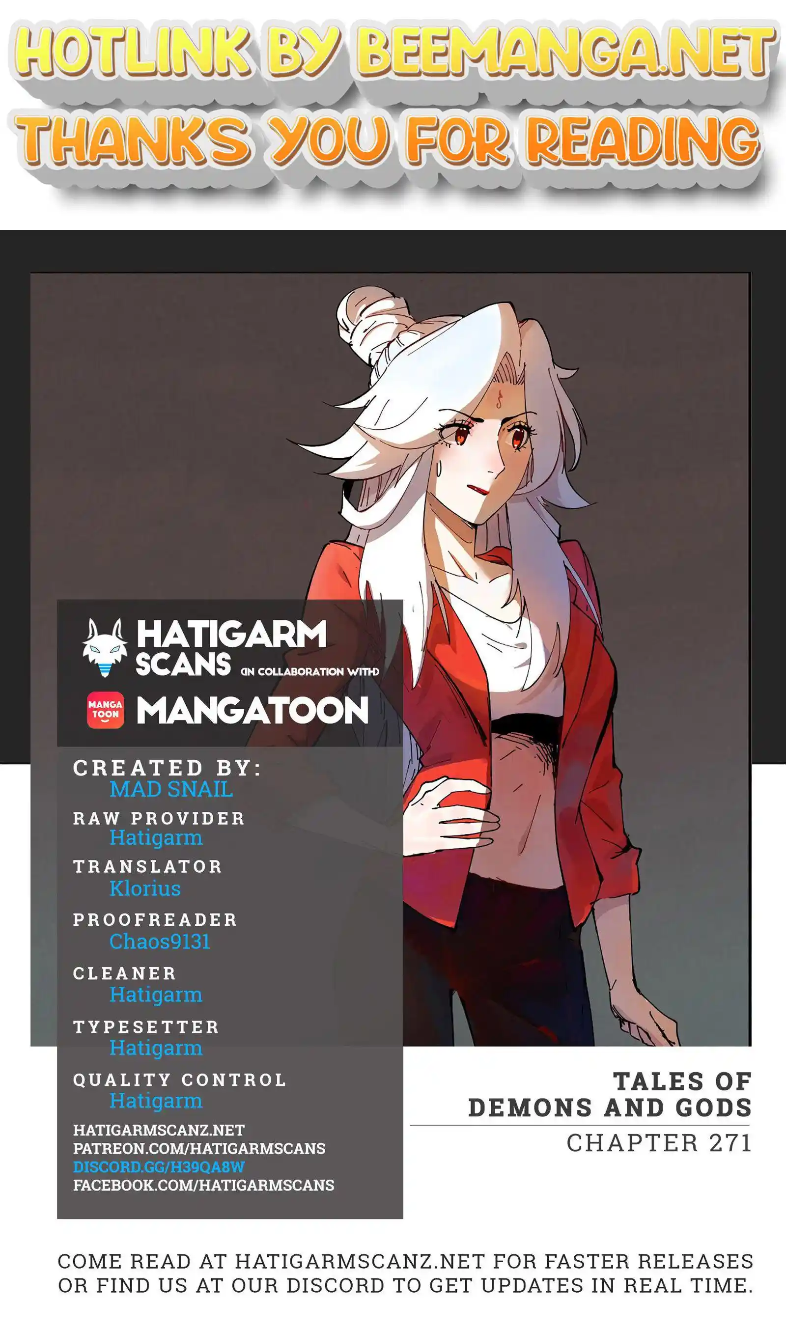 Tales of Demons and Gods Manhua Chapter 271