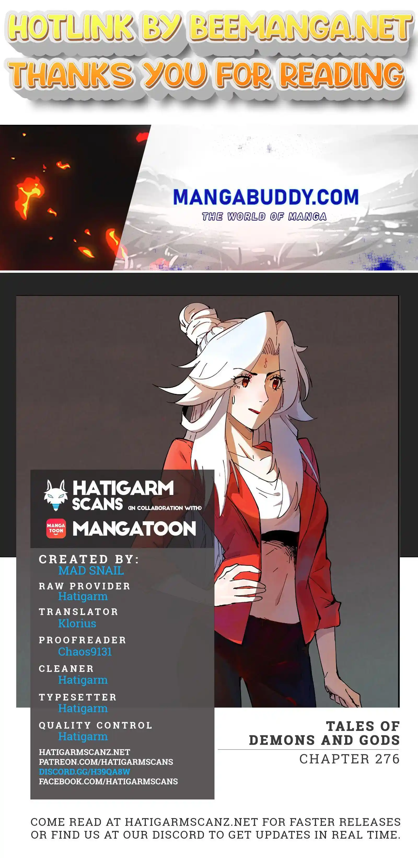 Tales of Demons and Gods Manhua Chapter 276