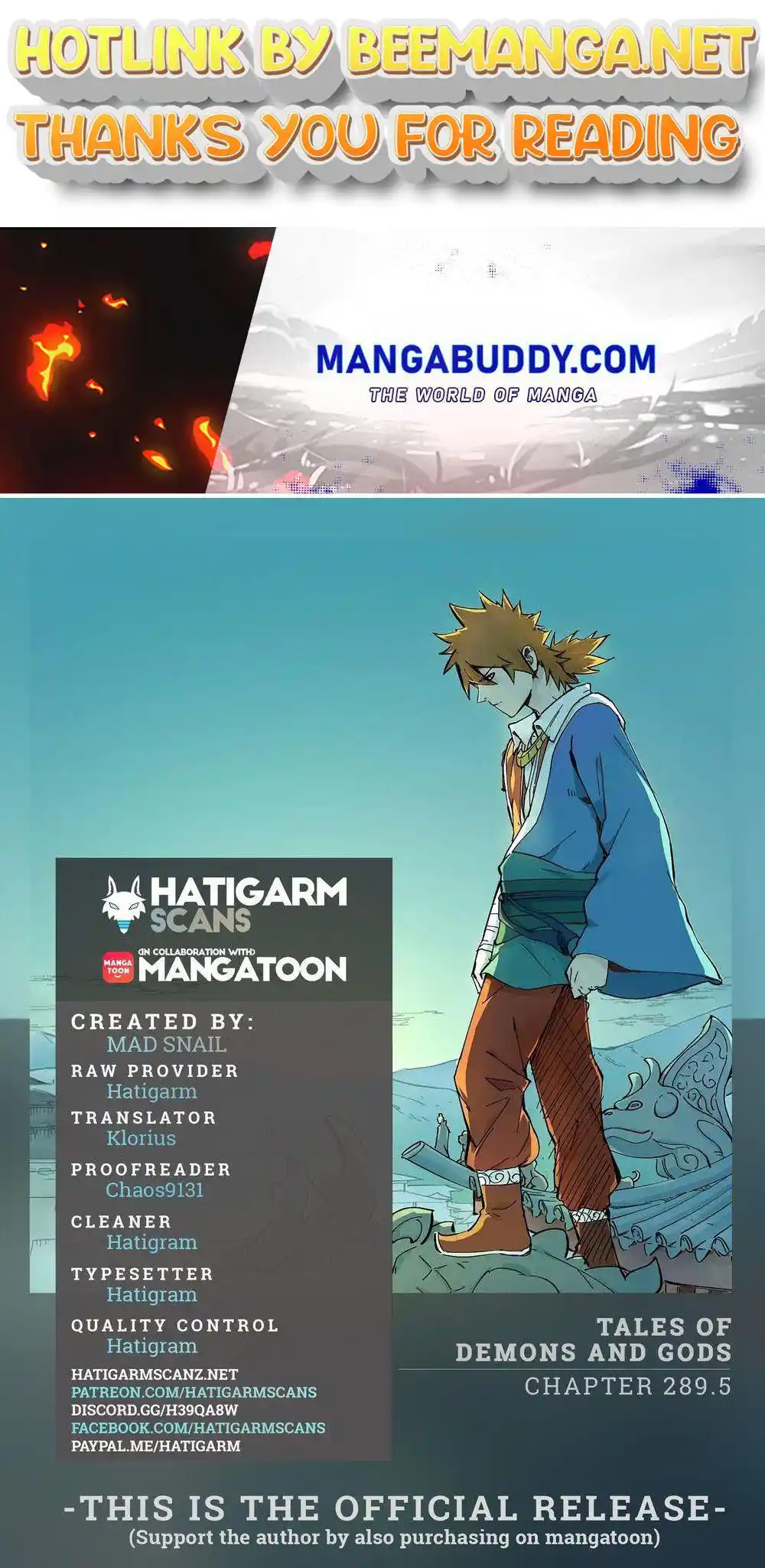 Tales of Demons and Gods Manhua Chapter 299