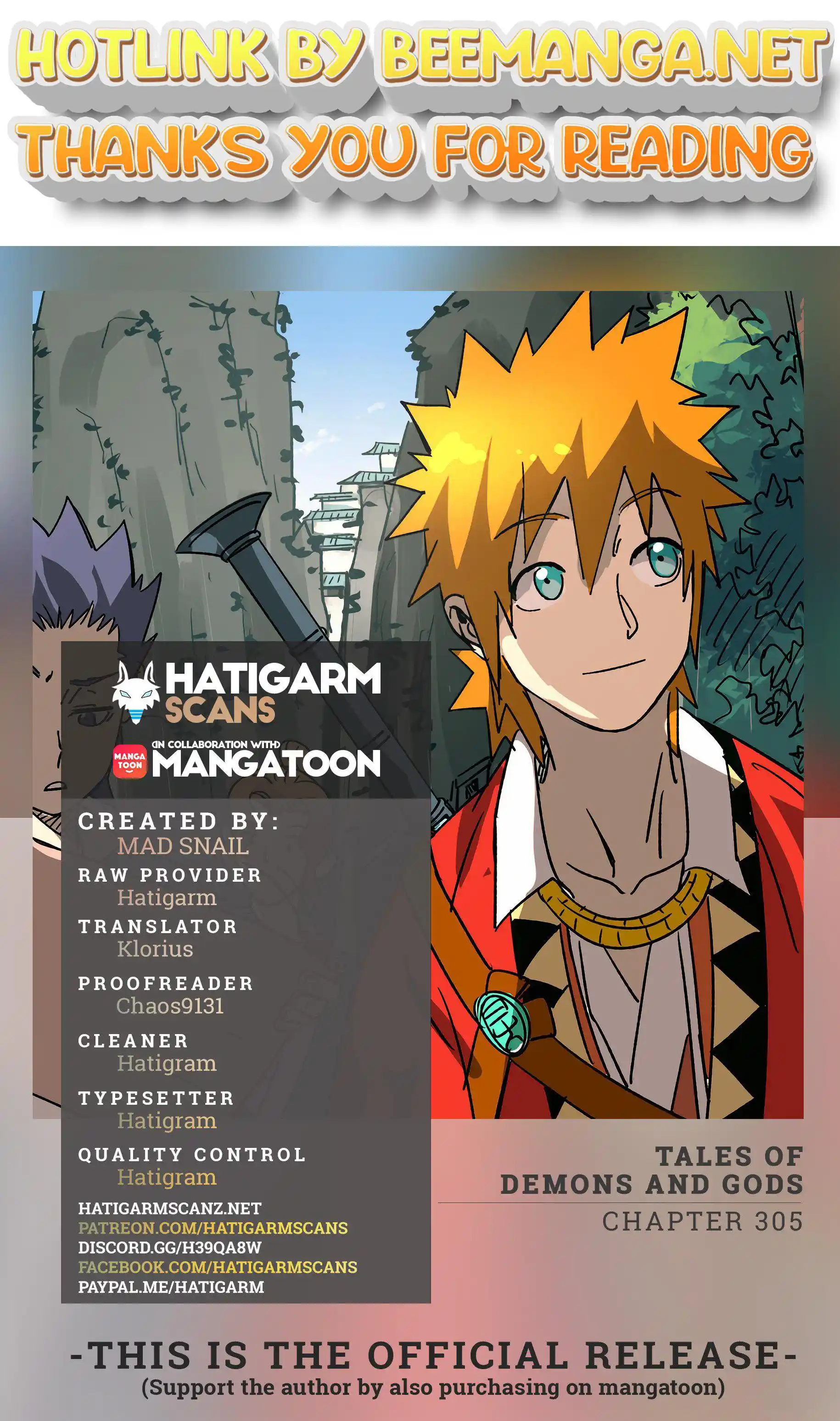 Tales of Demons and Gods Manhua Chapter 305