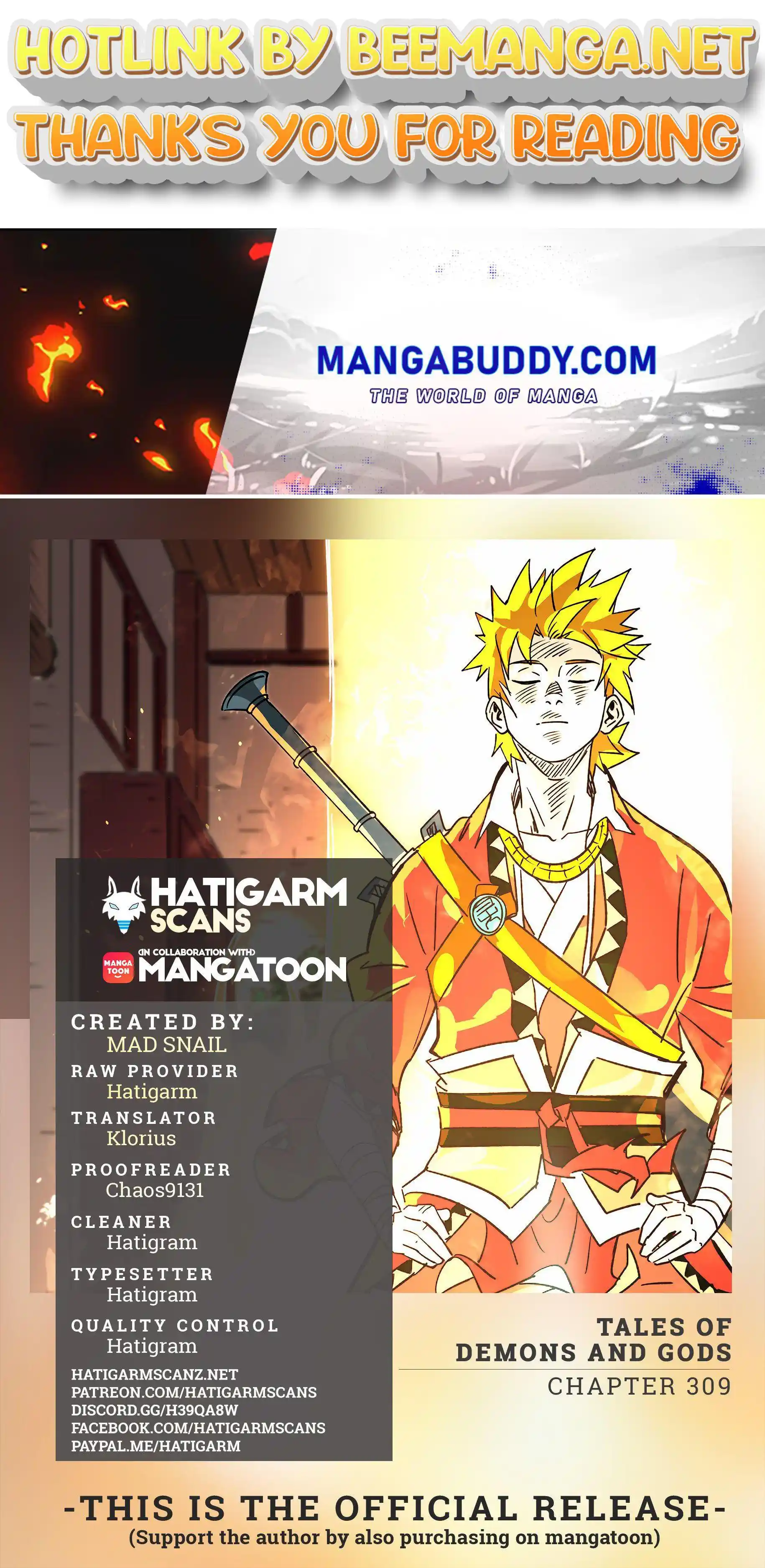 Tales of Demons and Gods Manhua Chapter 309