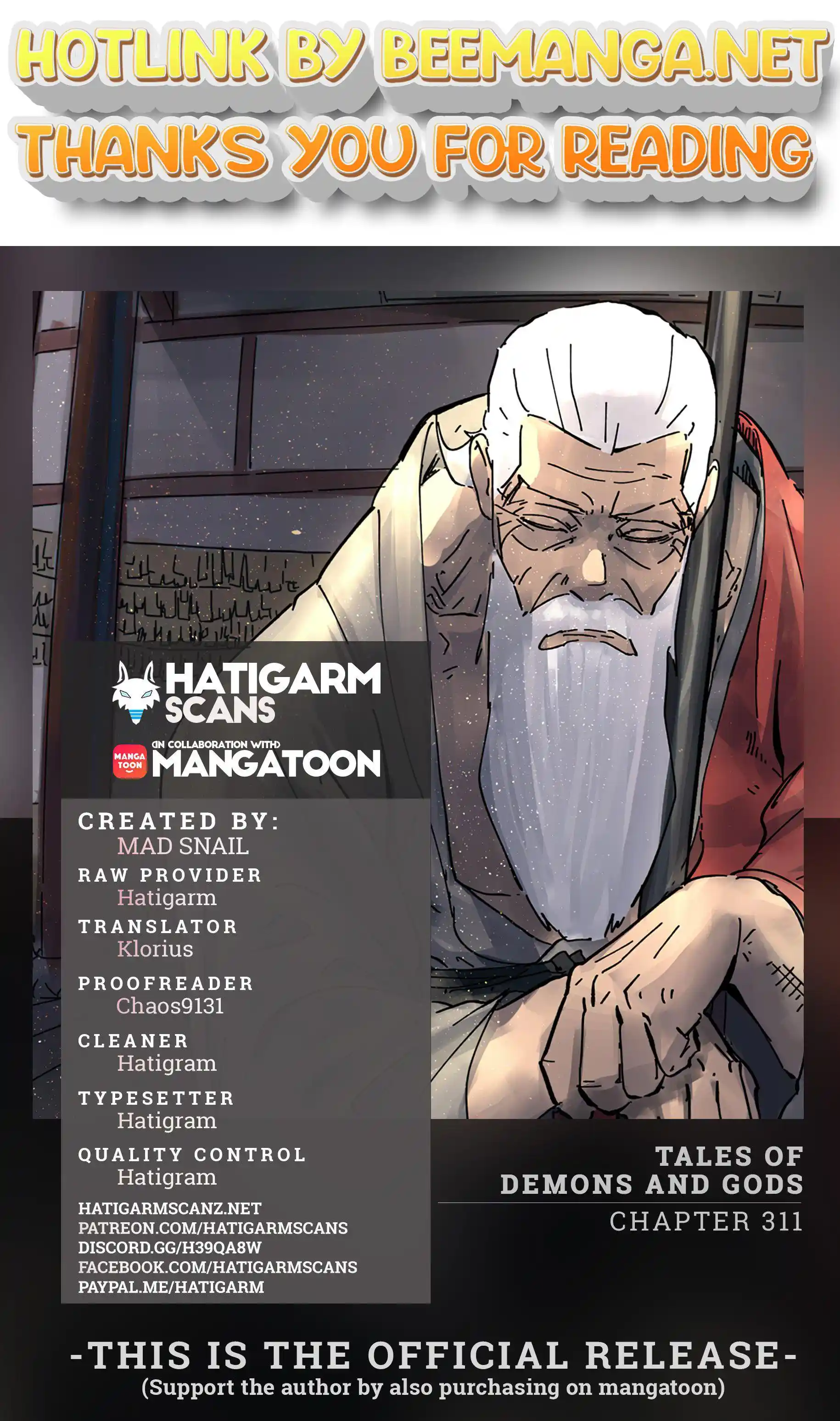 Tales of Demons and Gods Manhua Chapter 311