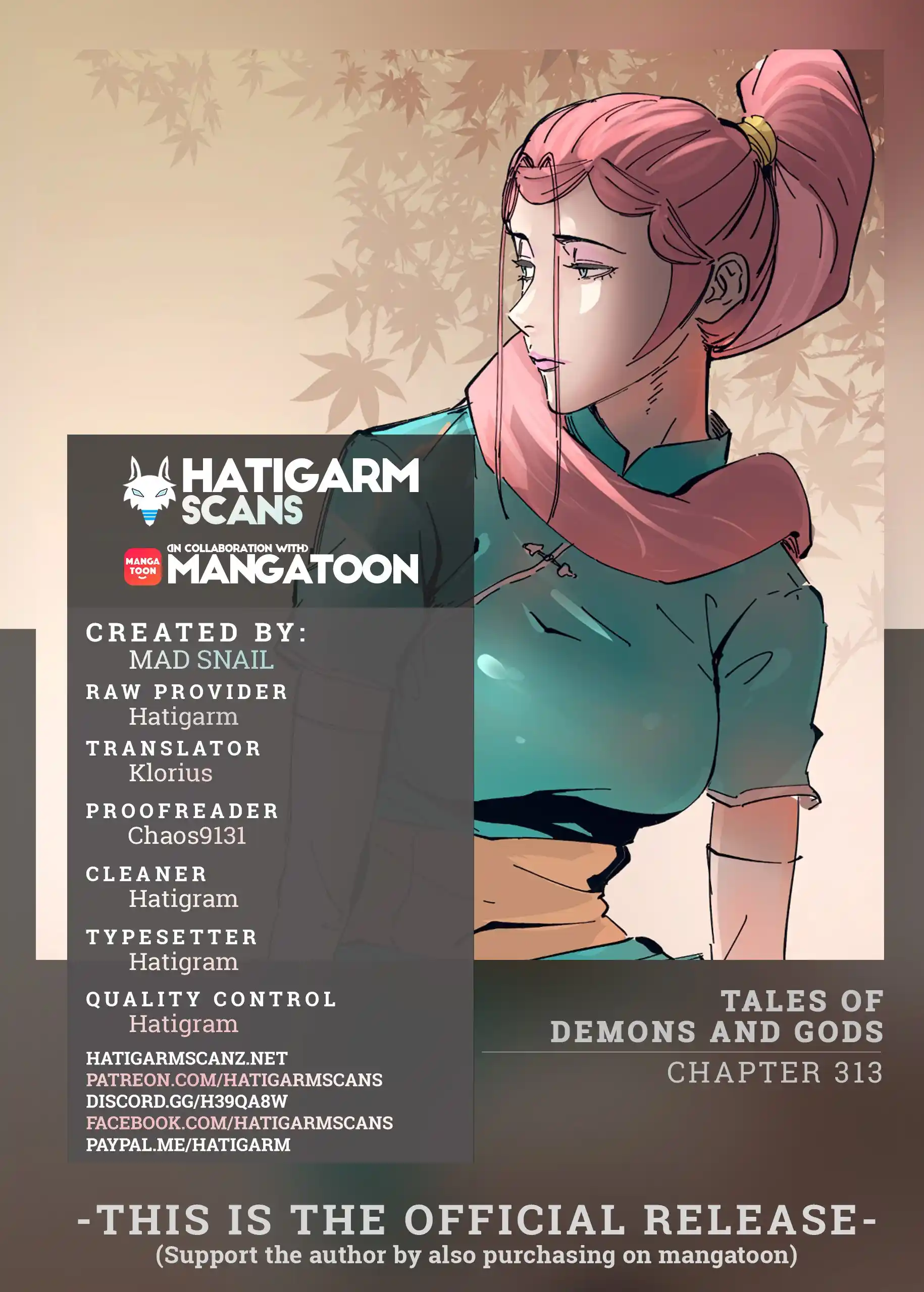 Tales of Demons and Gods Manhua Chapter 313