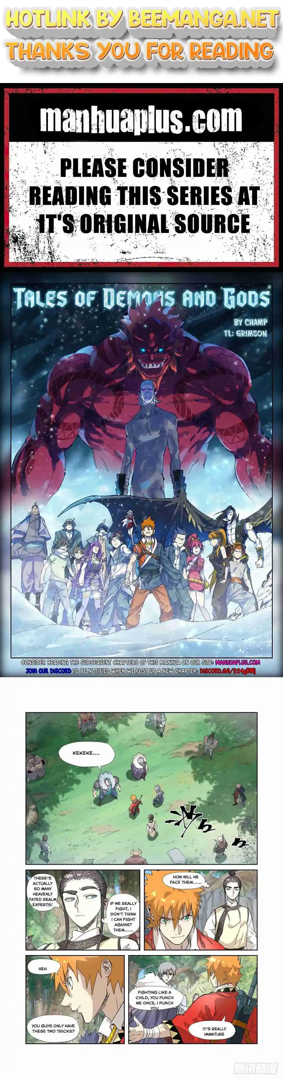 Tales of Demons and Gods Manhua Chapter 318