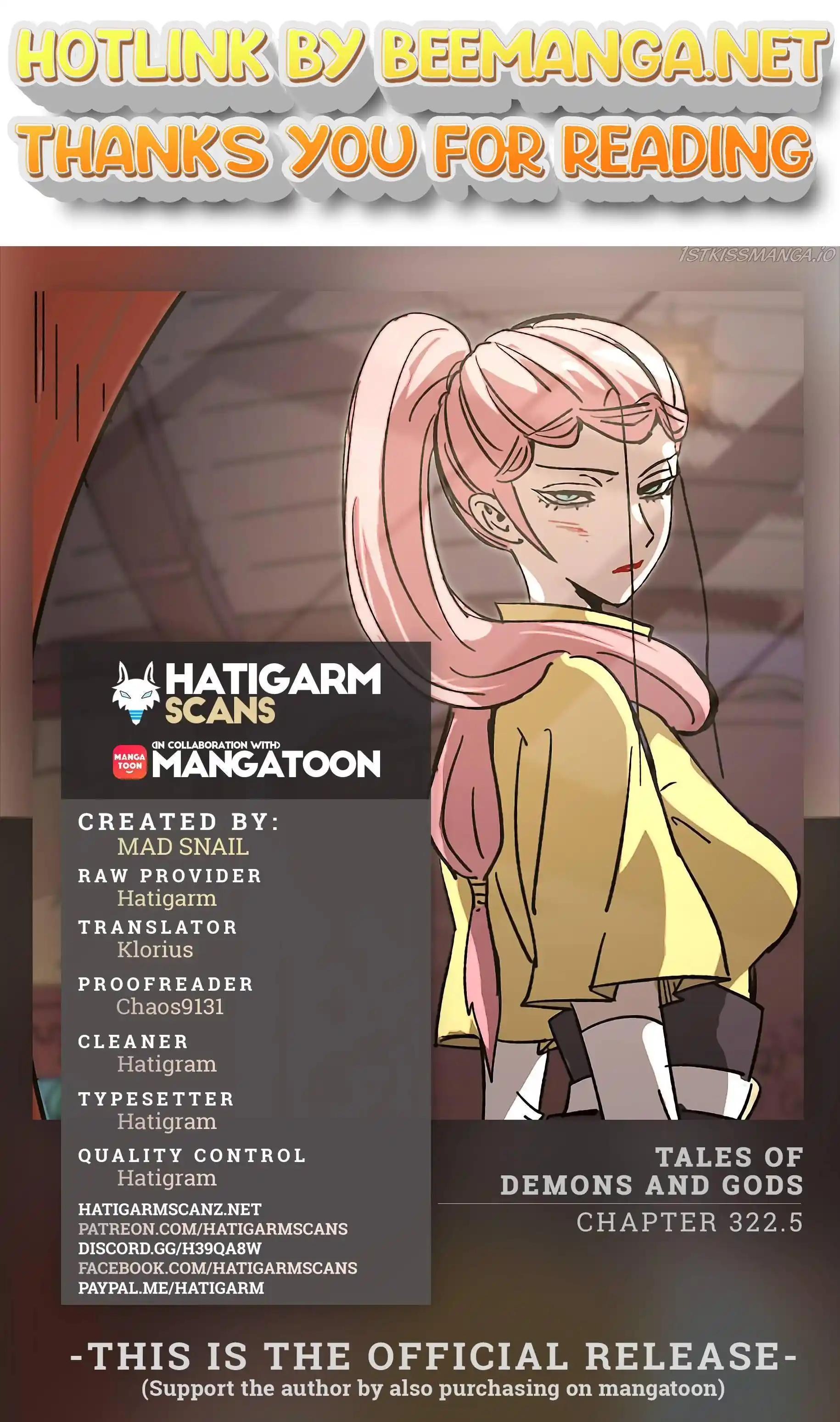 Tales of Demons and Gods Manhua Chapter 322.5