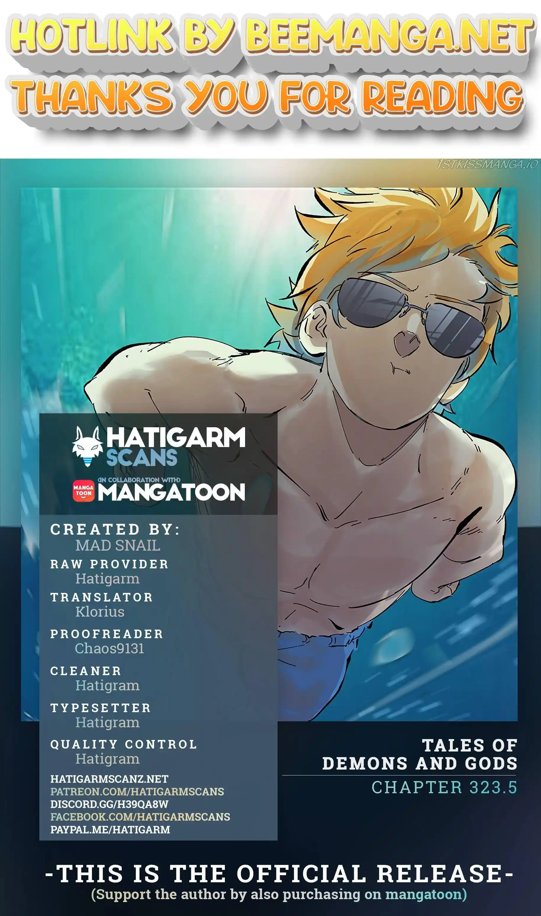 Tales of Demons and Gods Manhua Chapter 323.5