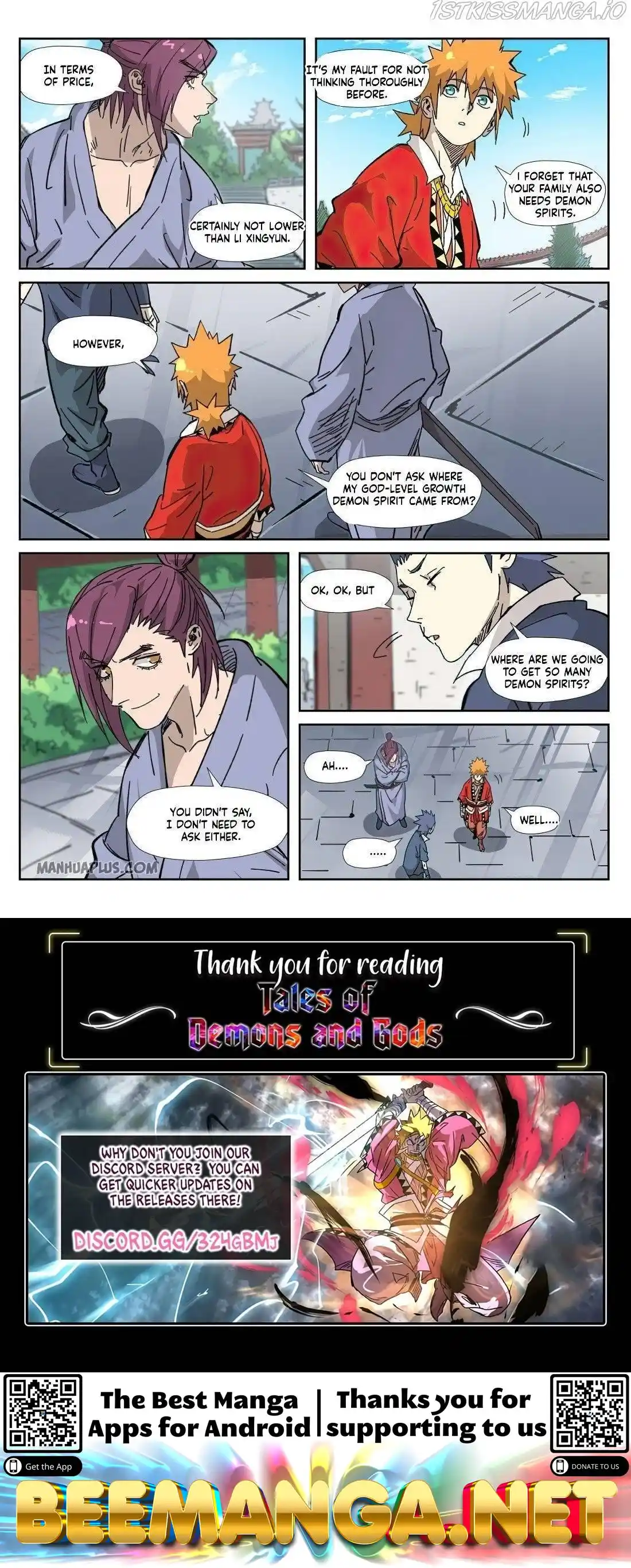 Tales of Demons and Gods Manhua Chapter 328.5