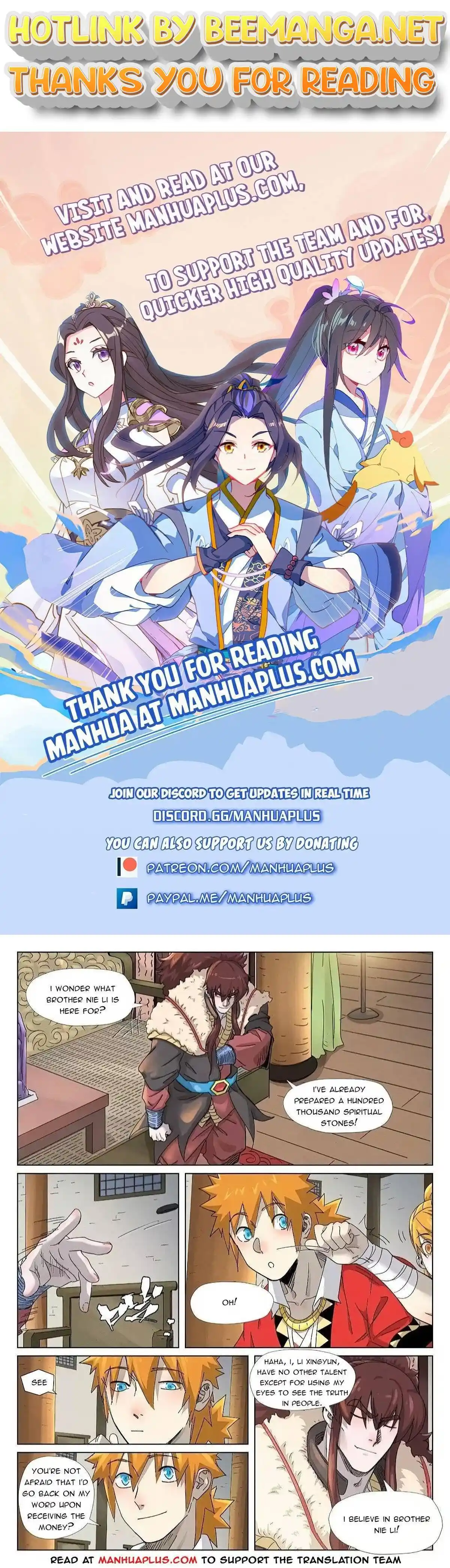 Tales of Demons and Gods Manhua Chapter 348.5