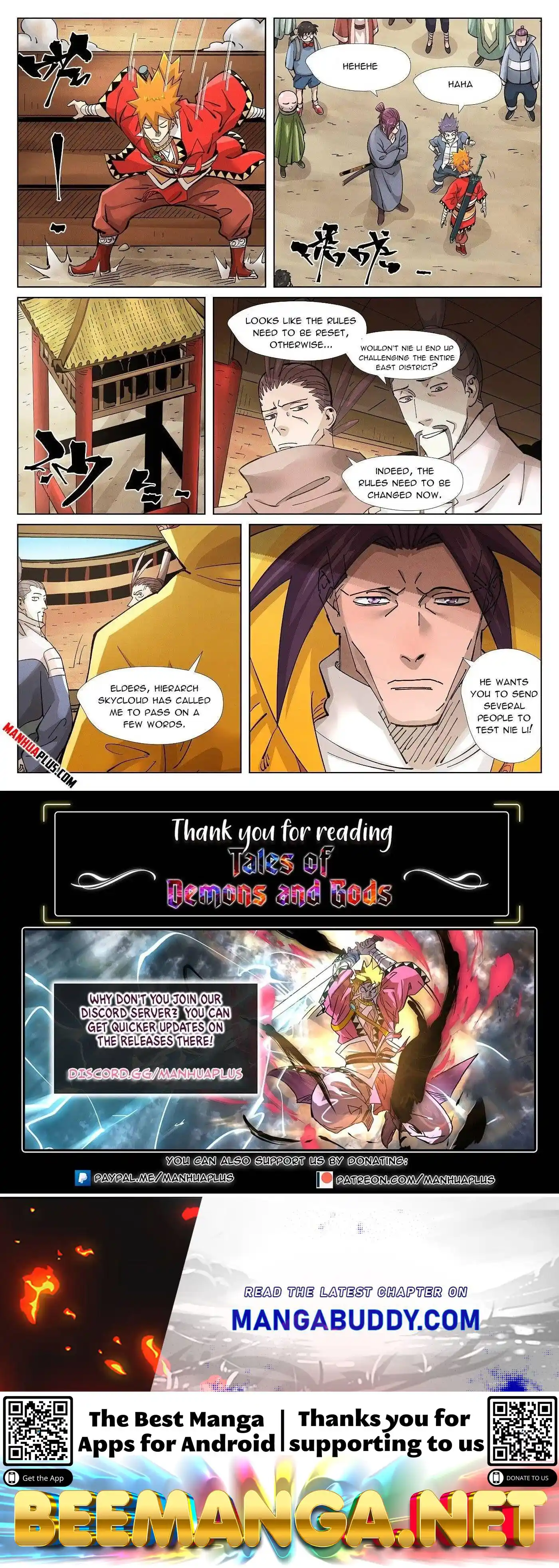 Tales of Demons and Gods Manhua Chapter 370.5