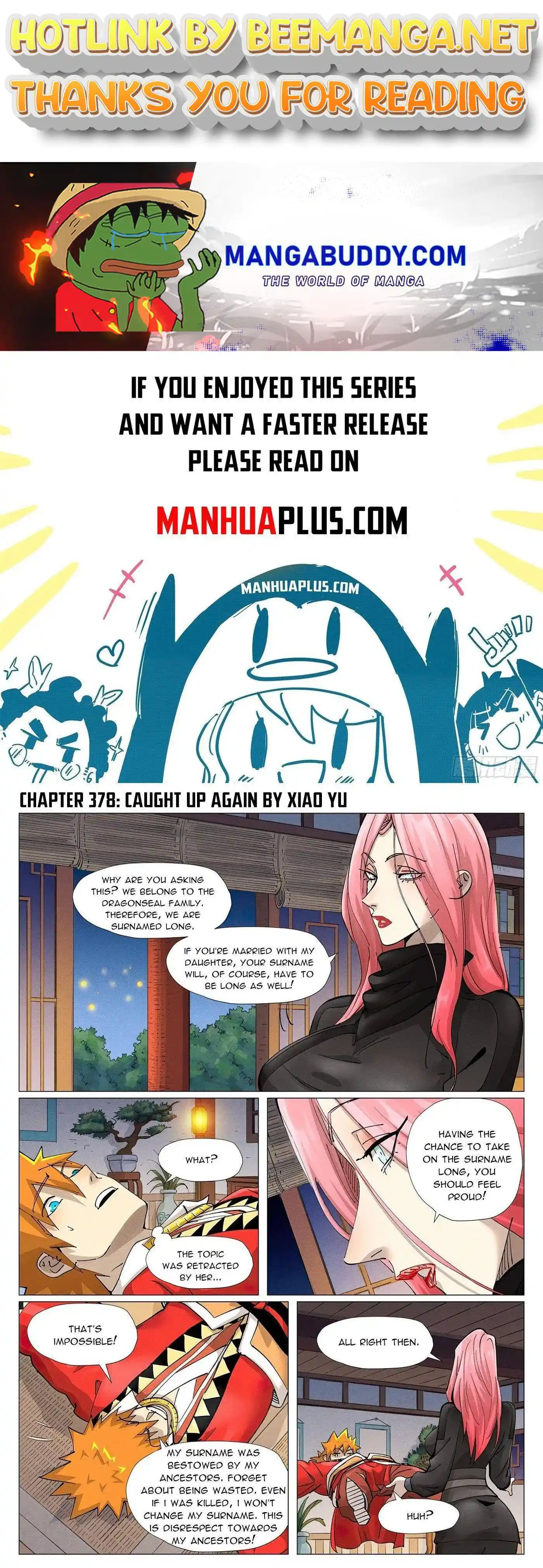 Tales of Demons and Gods Manhua Chapter 378