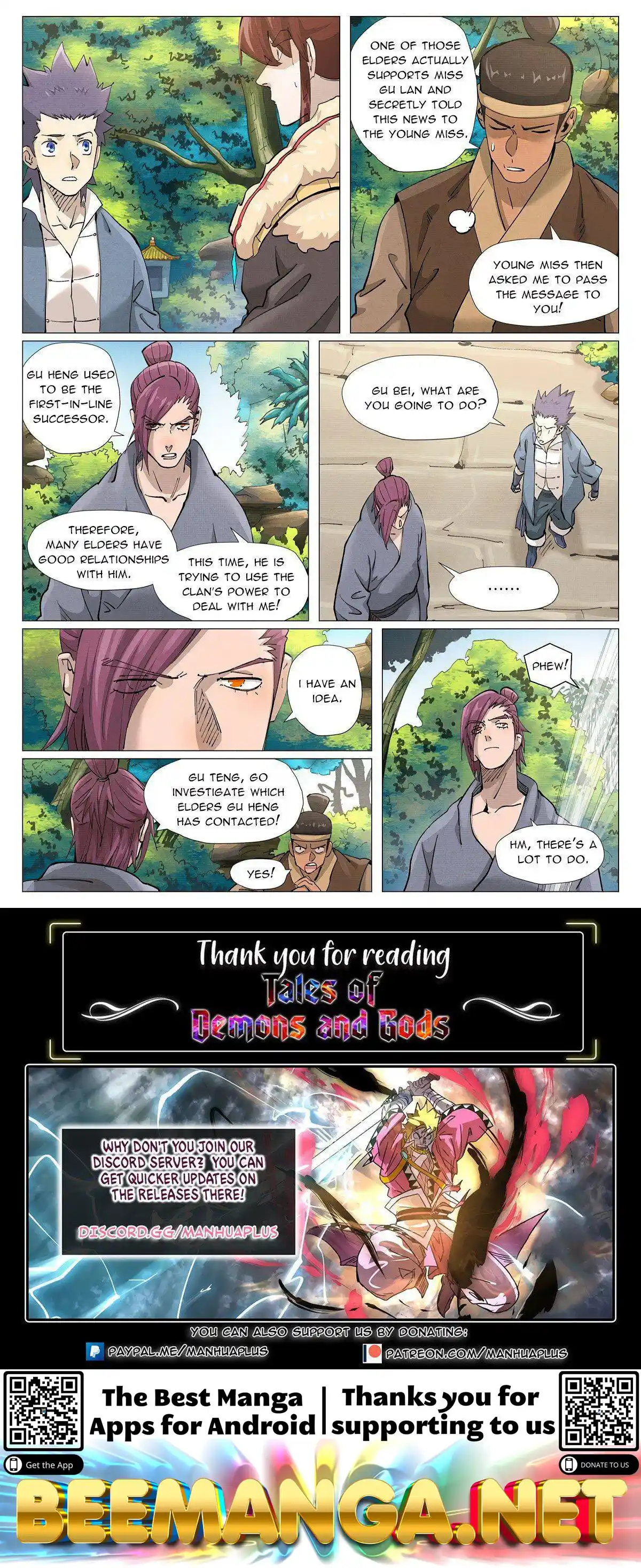 Tales of Demons and Gods Manhua Chapter 382.5