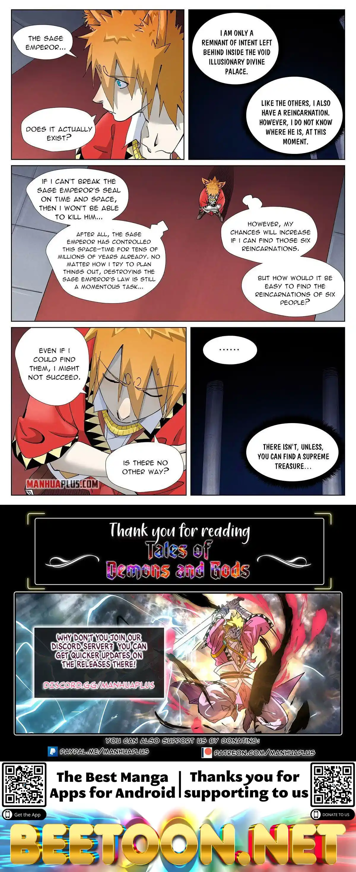 Tales of Demons and Gods Manhua Chapter 397.5