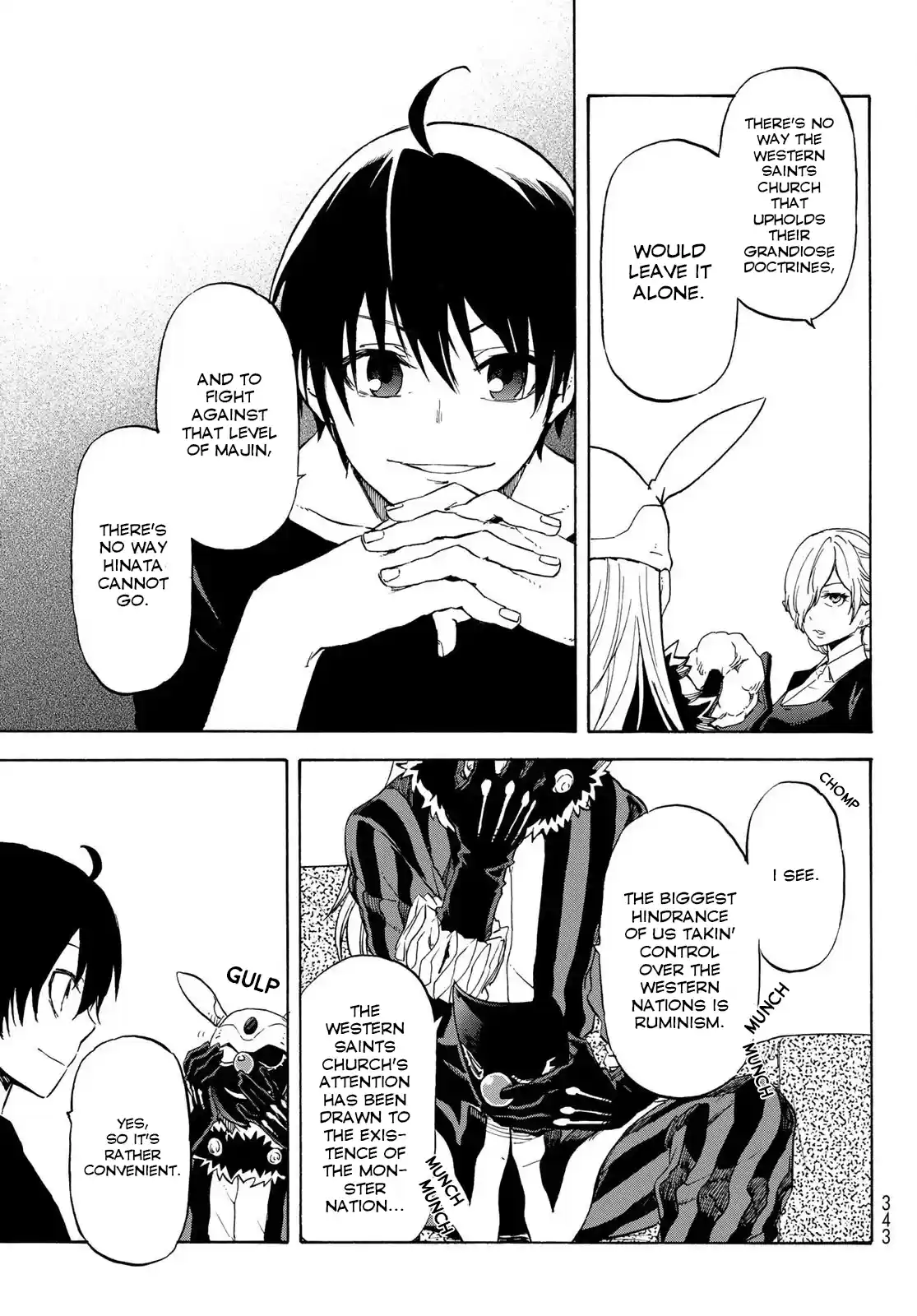 Tensei Shitara Slime Datta Ken Chapter 73: The Majins' Scheme